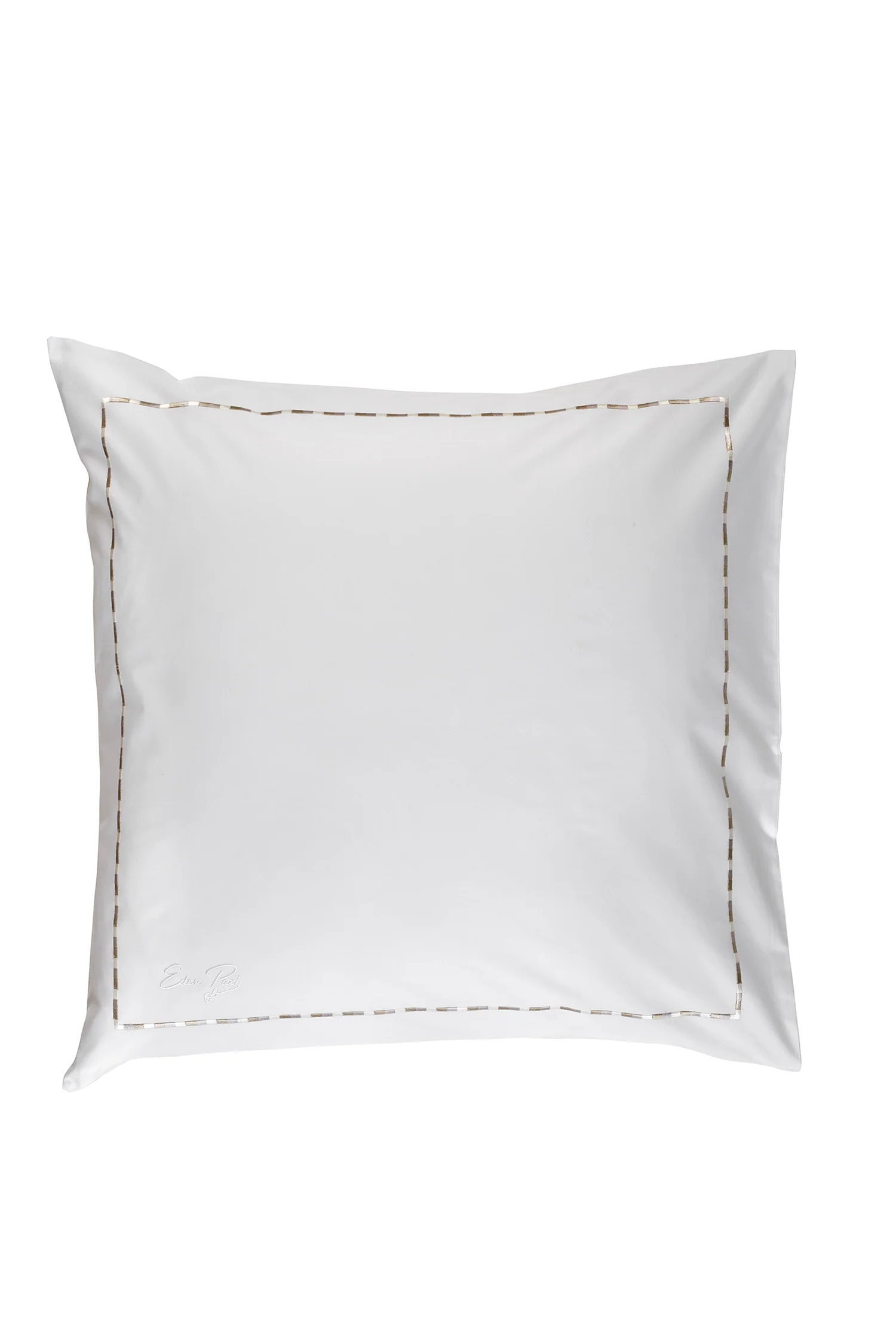2 taies d'oreiller carrés blanc et beige - Décrochons la lune - Image 2