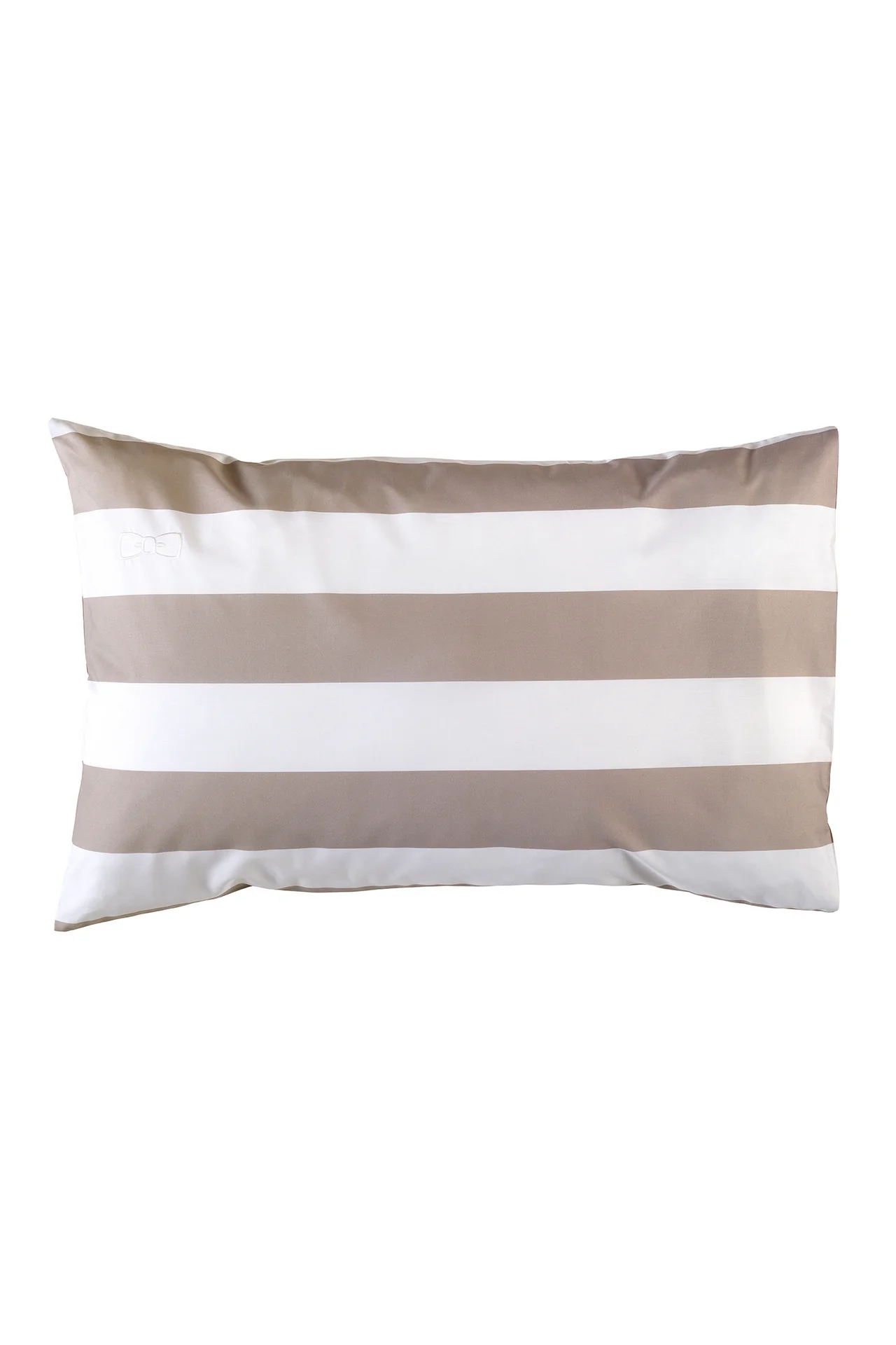 2 taies d'oreiller rectangulaires Ă rayures beige - A la recherche du Ballon perdu - Image 2
