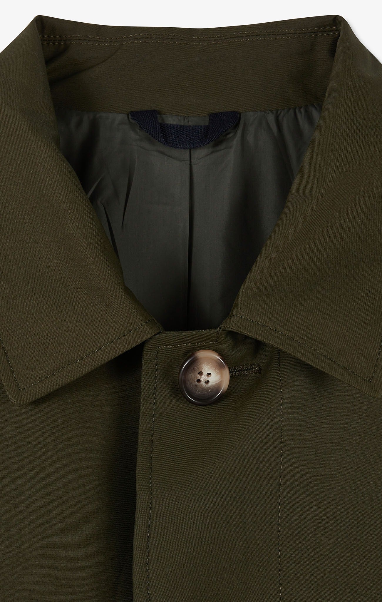Imperméable uni kaki - Image 7