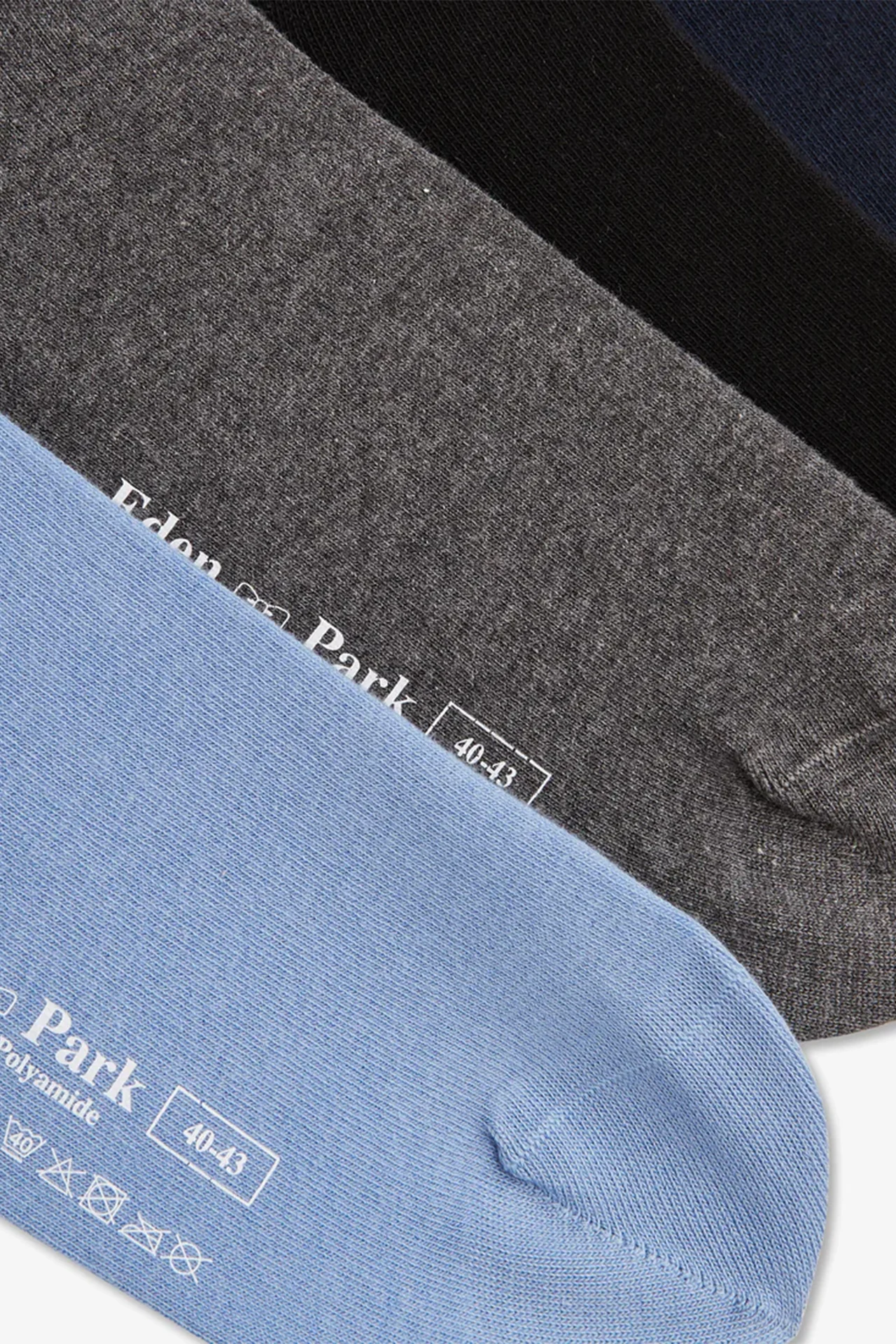 Coffret de quatre paires de chaussettes unies - Image 4