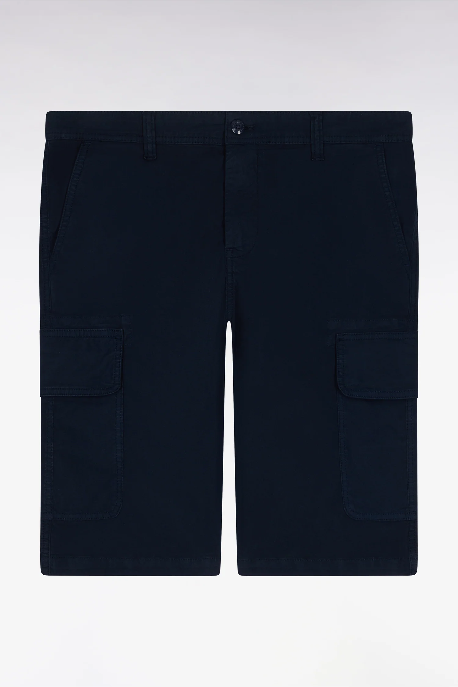 Bermuda cargo en coton marine - Image 2
