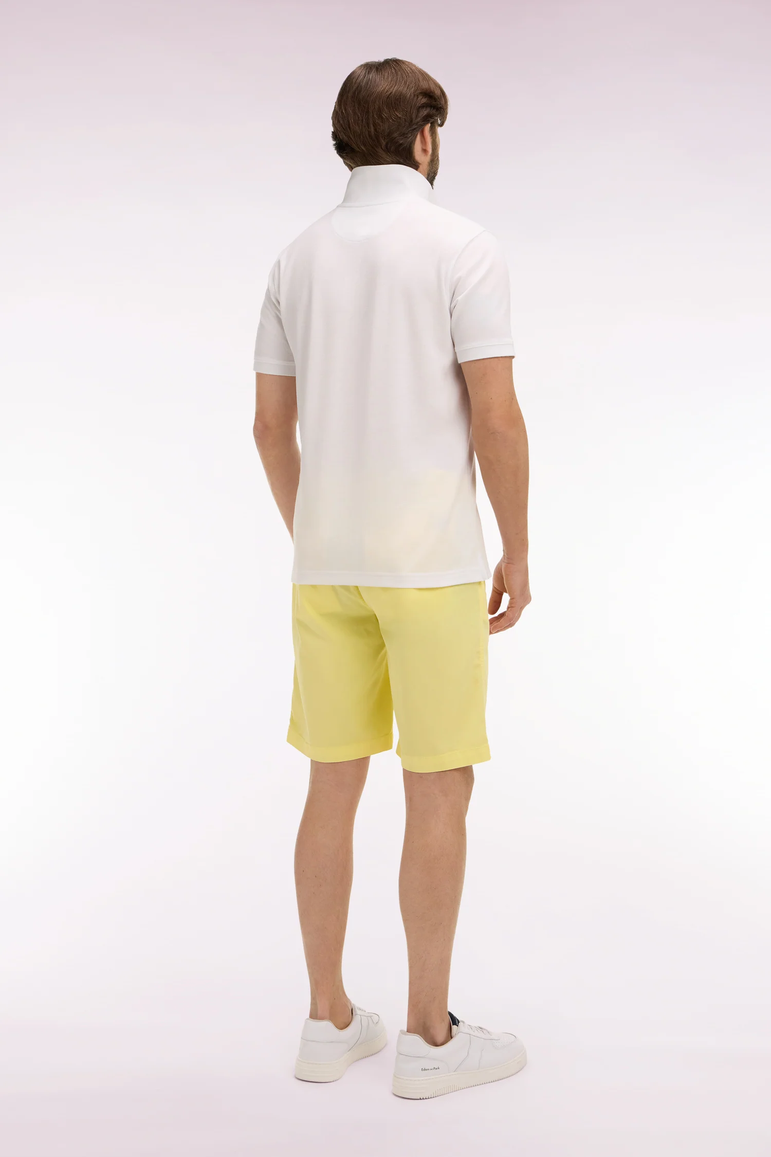 Bermuda chino en gabardine stretch jaune - Image 5