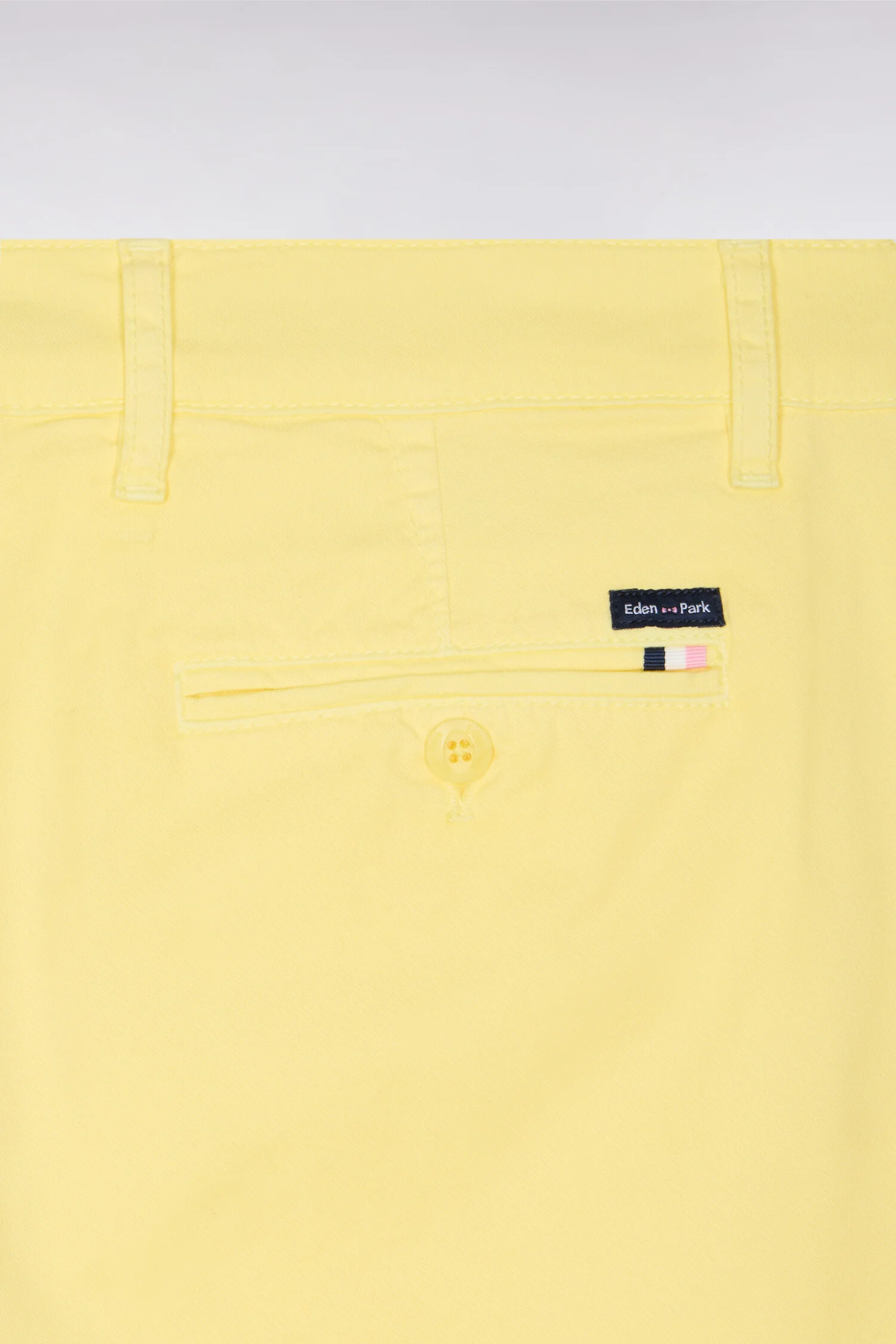 Bermuda chino en gabardine stretch jaune - Image 6