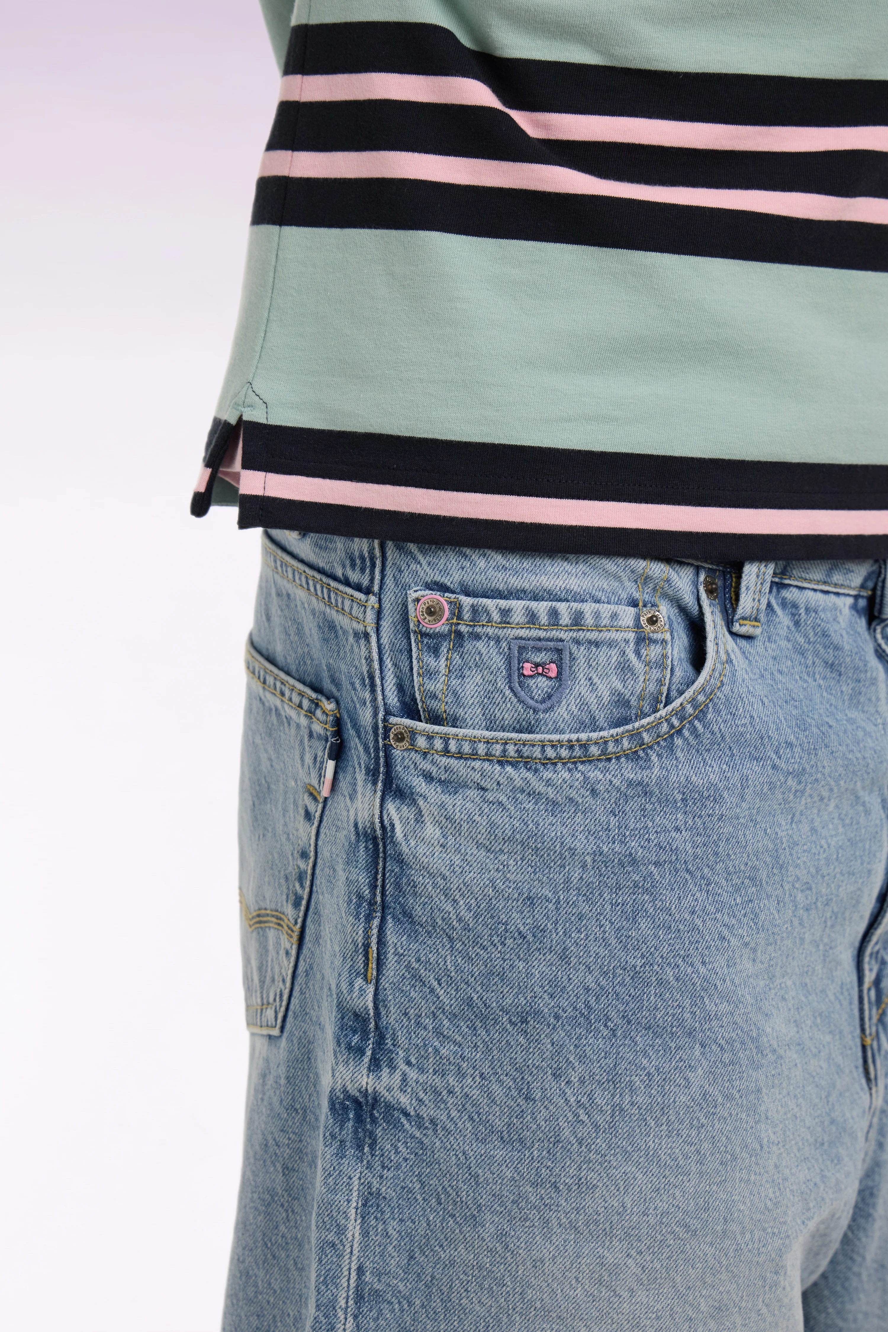 Bermuda Super Reg en denim stone bleach foncé - Image 4