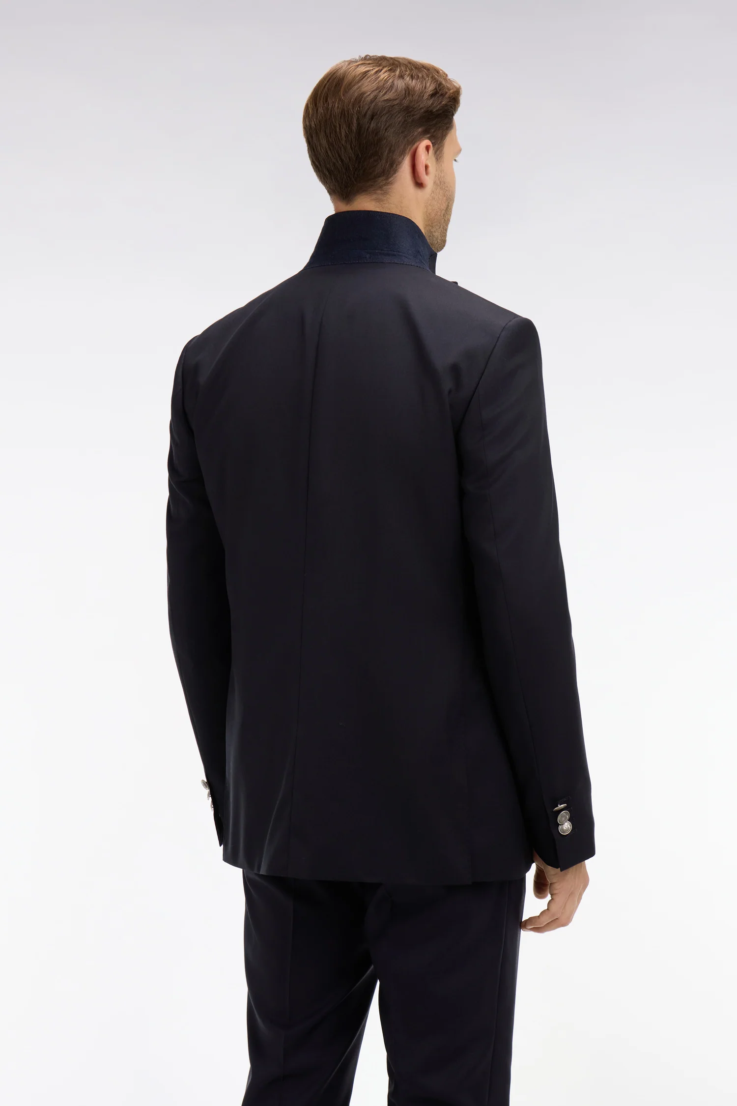 Blazer bleu marine 100 % laine - Image 4