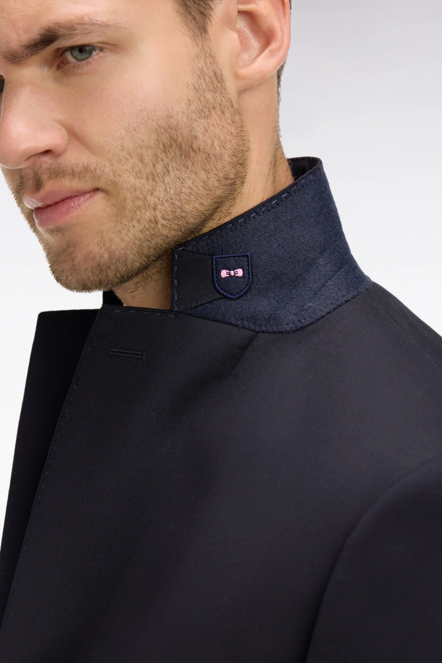 Blazer bleu marine 100 % laine - Image 5