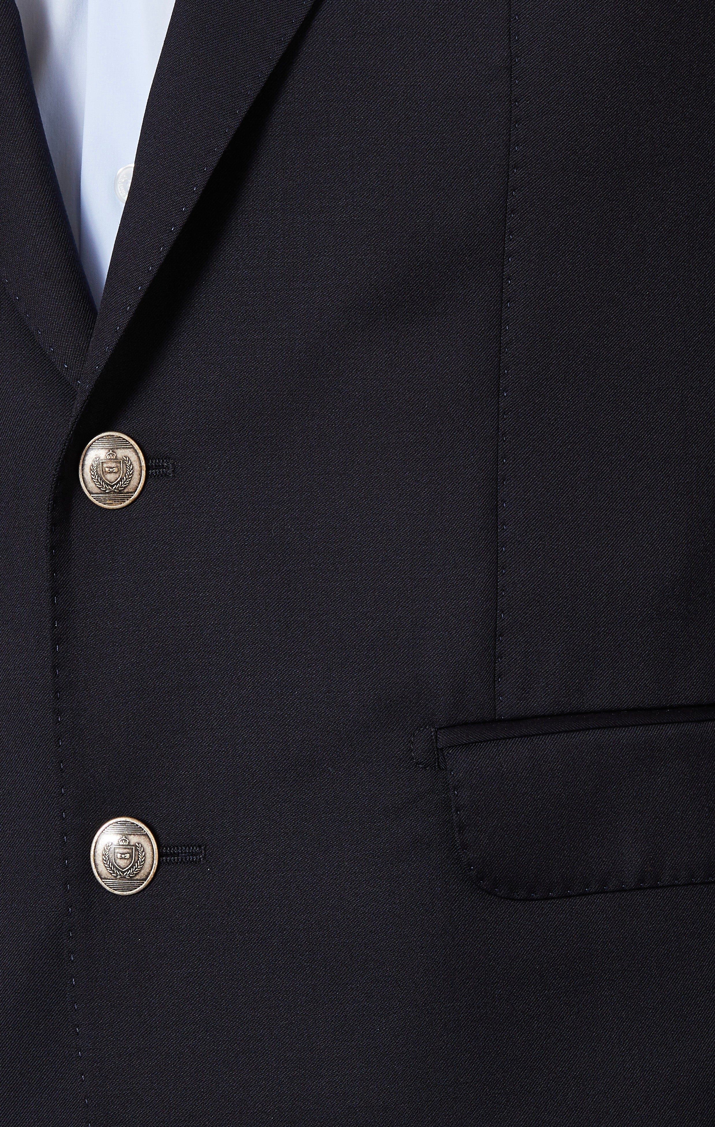 Blazer bleu marine 100 % laine - Image 7
