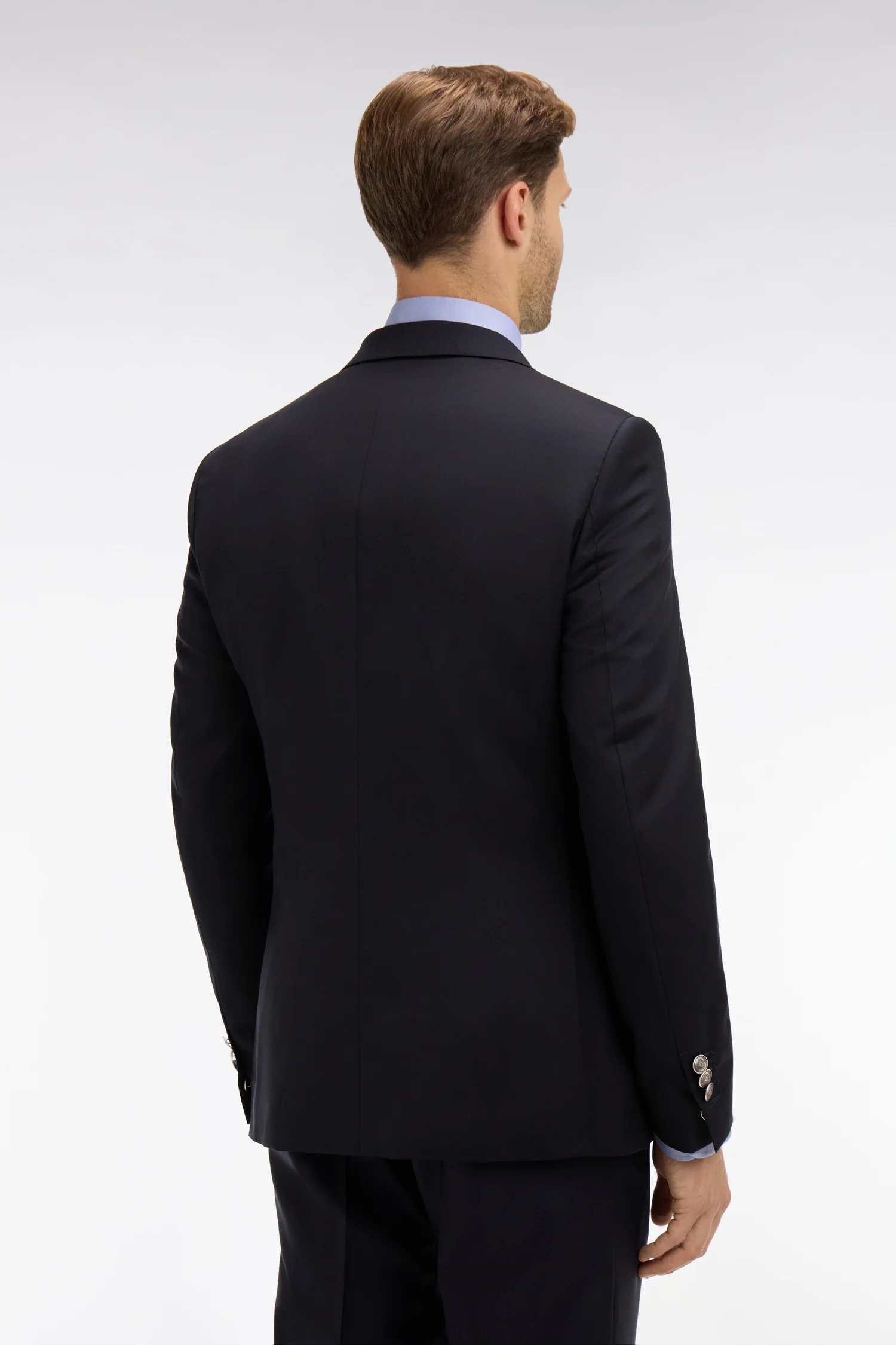 Blazer bleu marine slim fit 100 % laine - Image 4