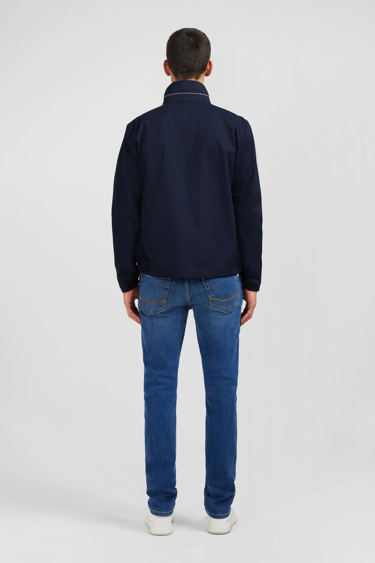 Blouson bleu foncé rembourré - Image 6