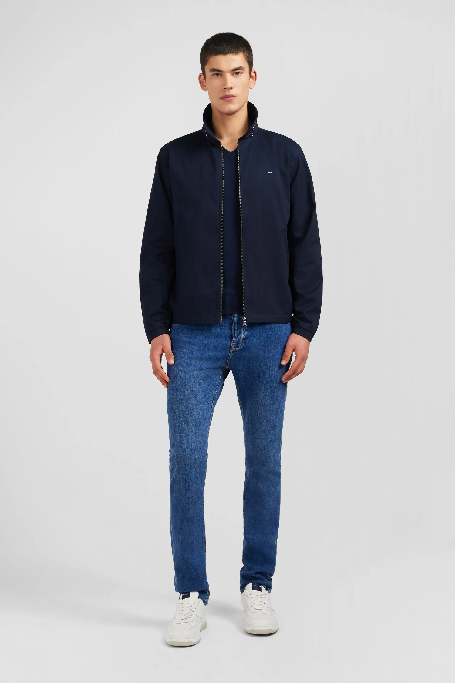 Blouson bleu foncé rembourré - Image 7