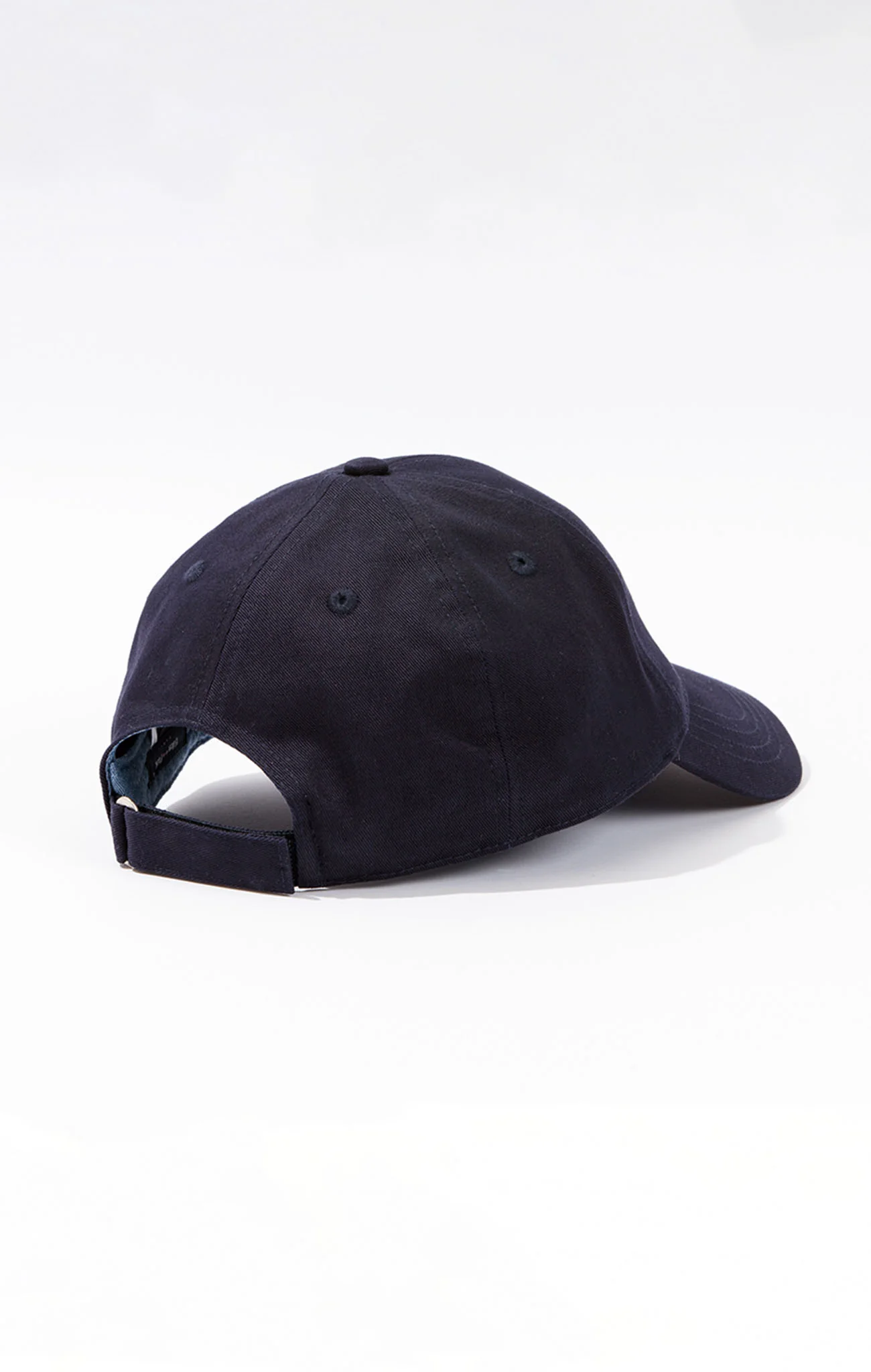 Casquette bleu marine unie en coton - Image 6