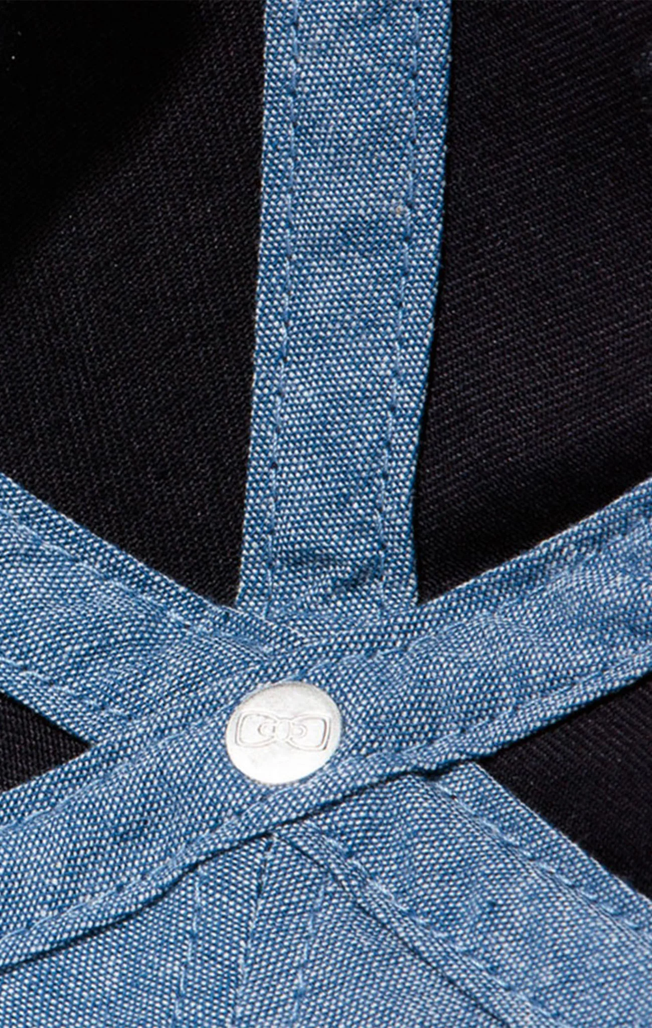 Casquette noire unie en coton - Image 5