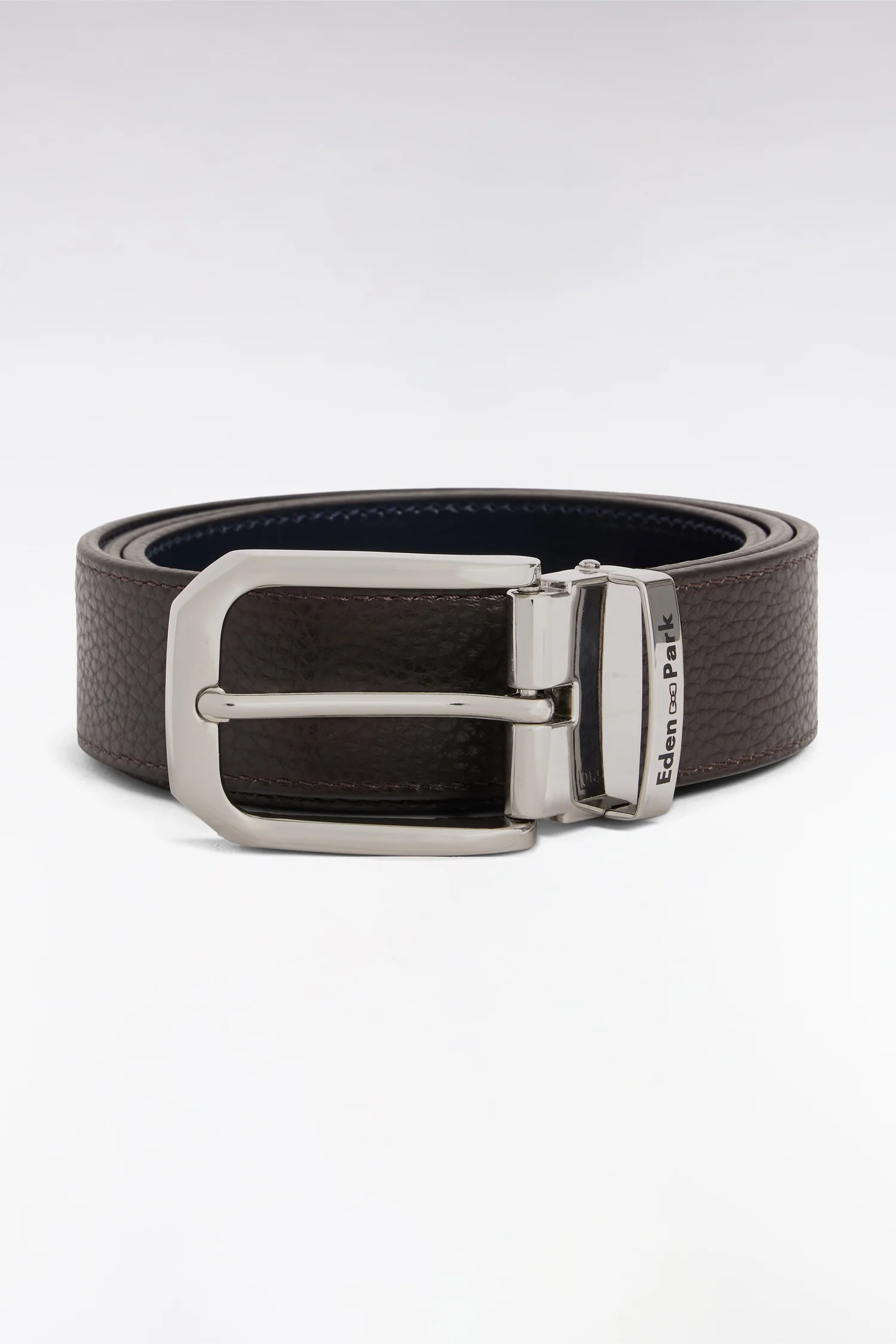 Ceinture réversible en cuir marron