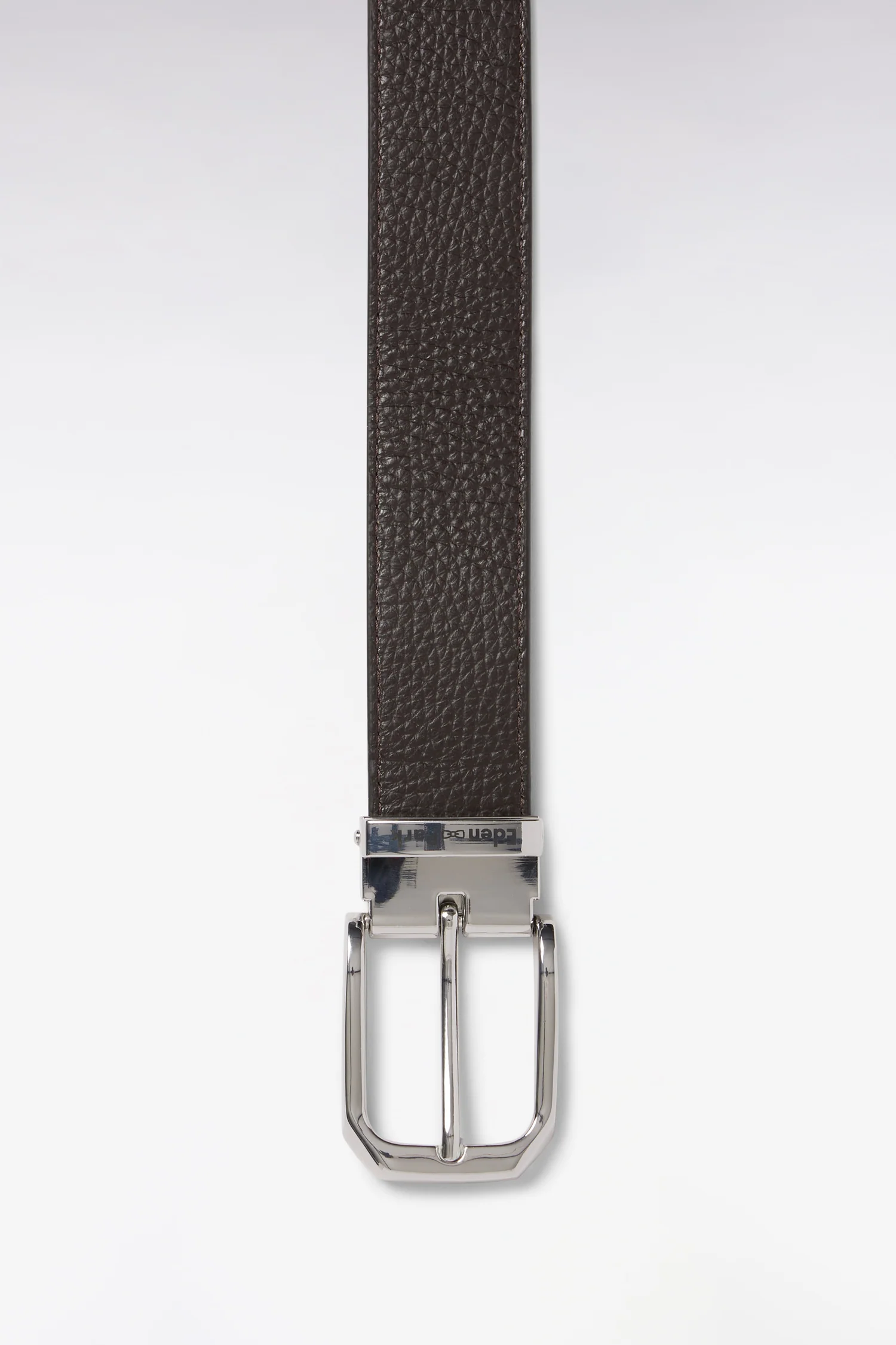 Ceinture réversible en cuir marron - Image 2