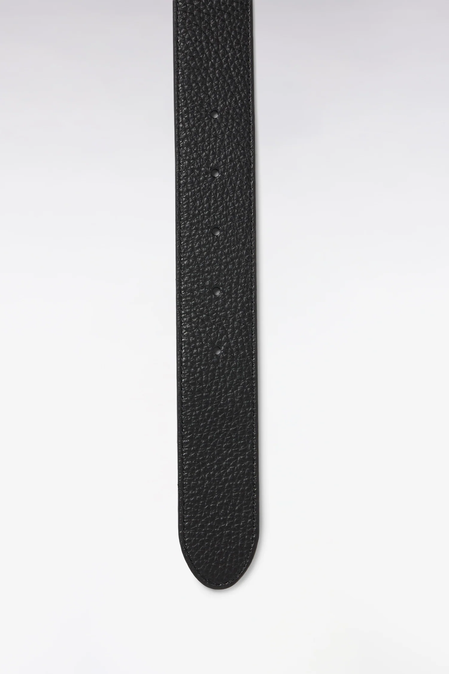 Ceinture réversible en cuir noir - Image 2