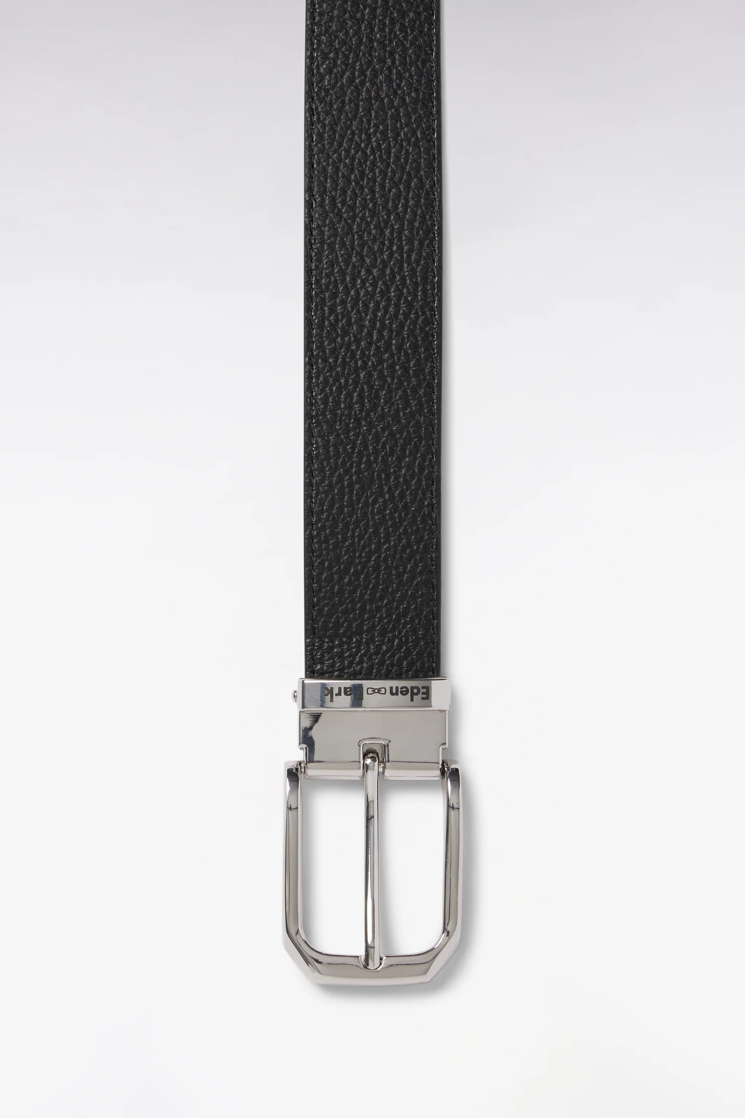Ceinture réversible en cuir noir - Image 3