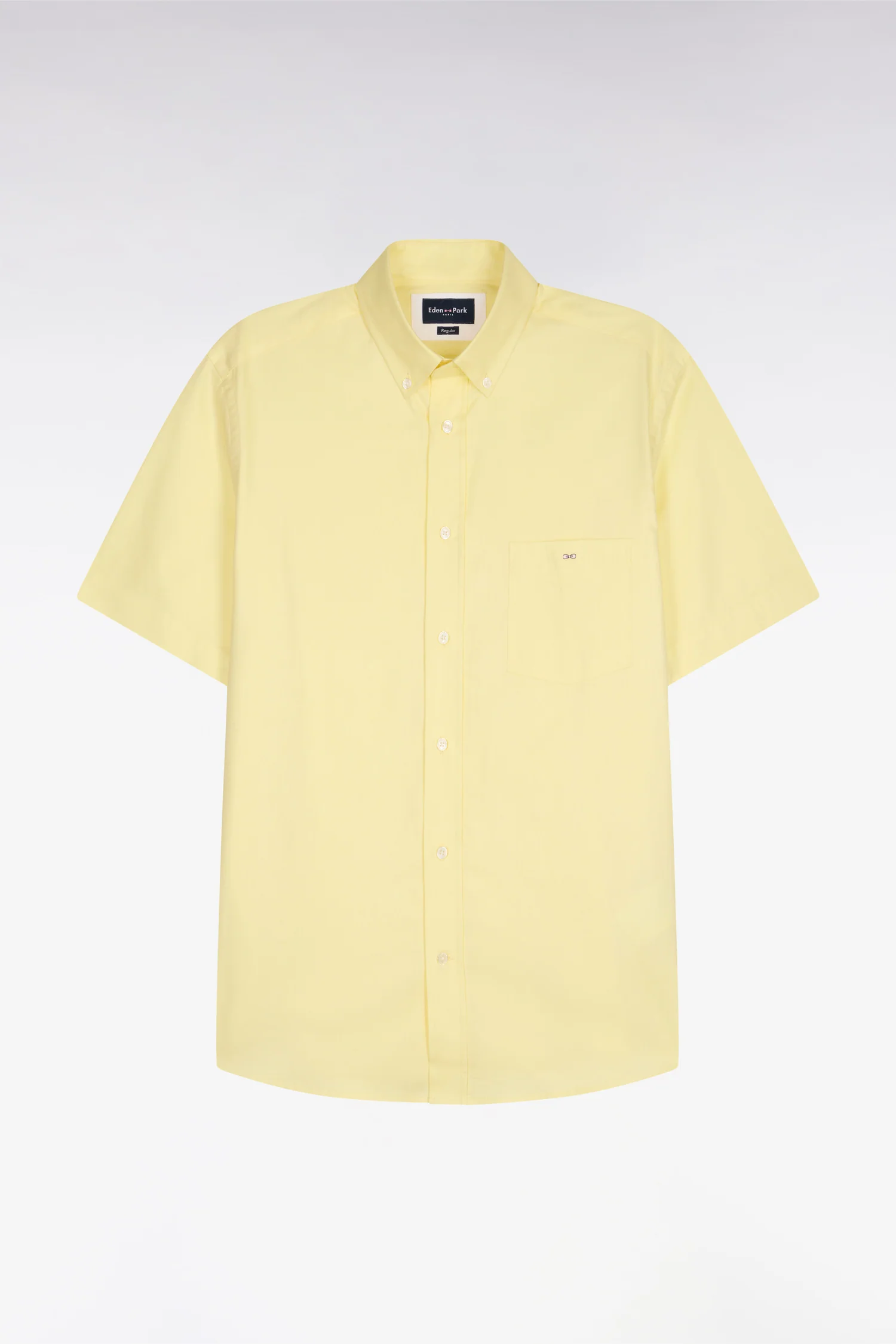 Chemise à manches courtes en coton fil teint jeune - Image 2