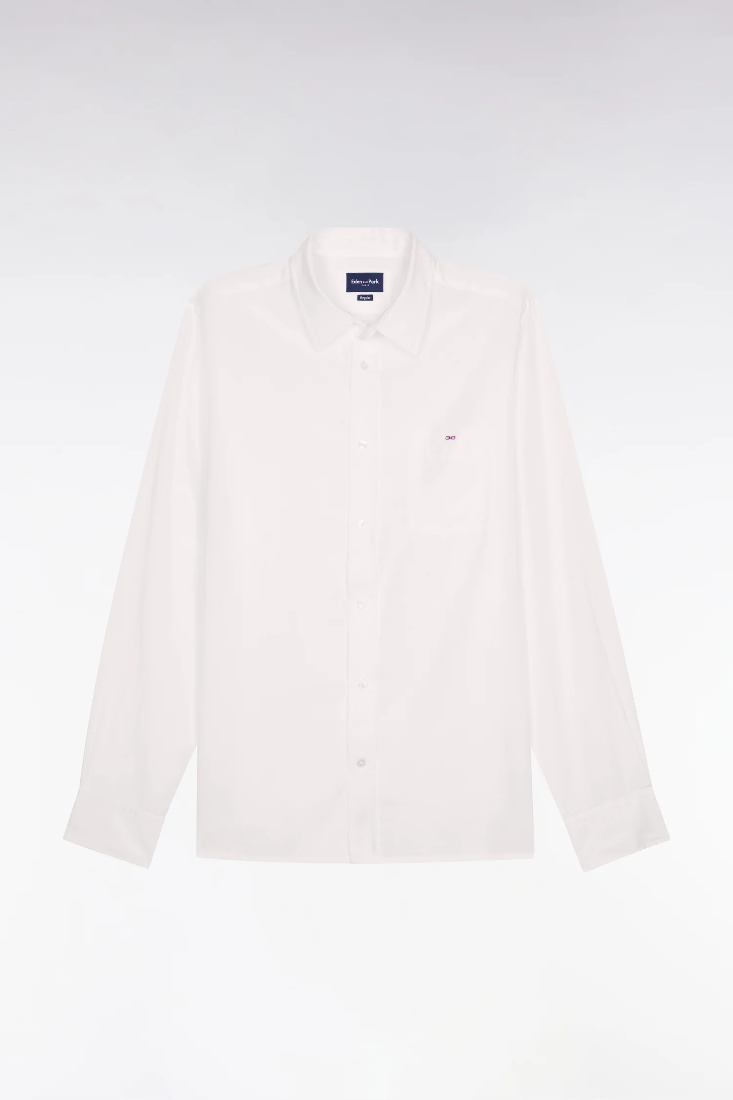 Chemise en coton blanche coupe regular - Image 2