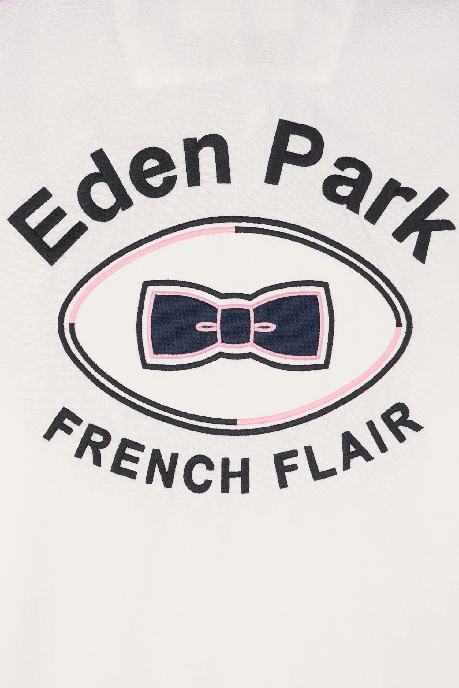 Chemise en coton pinpoint blanc broderie dos - Image 6