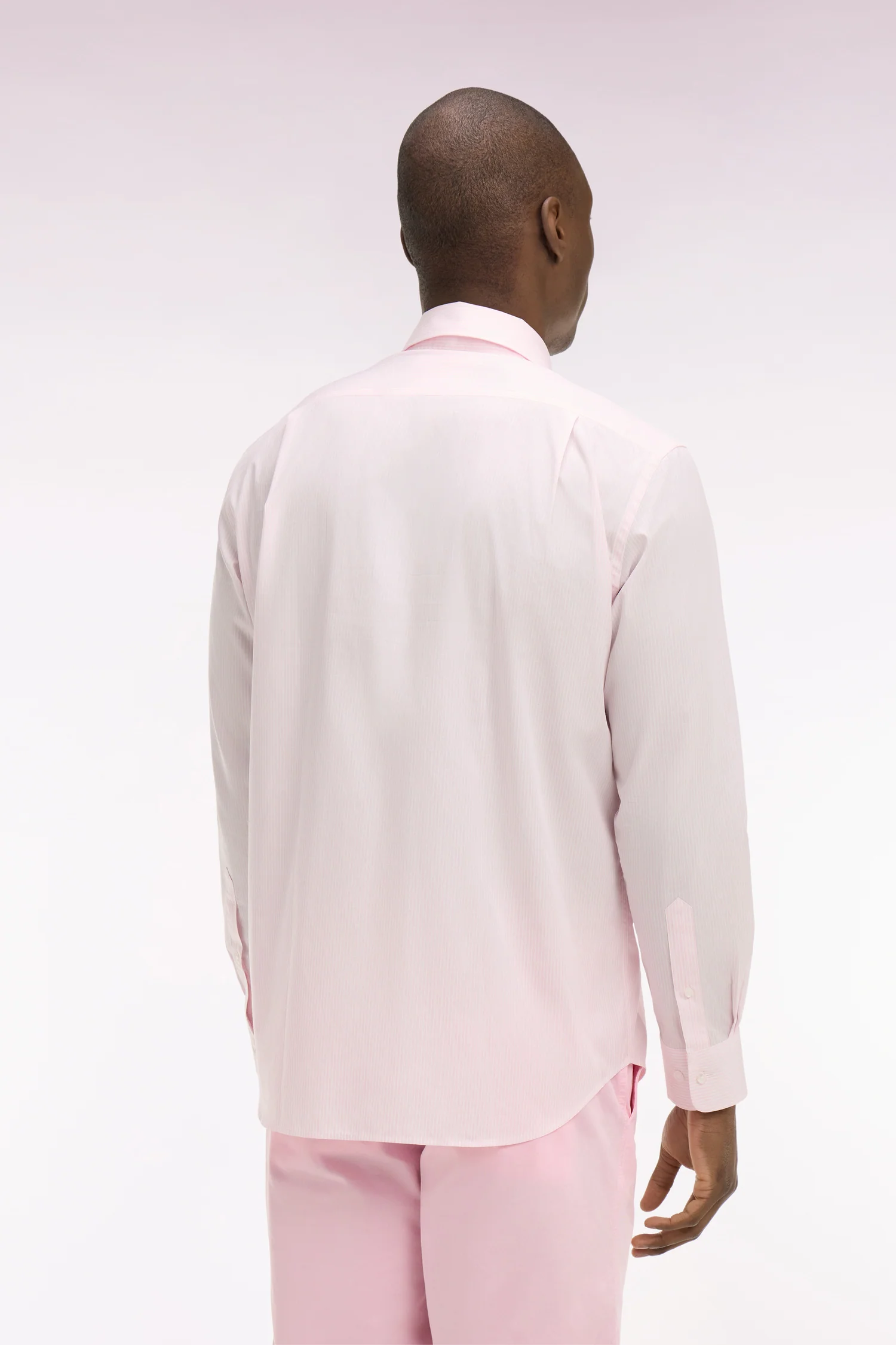 Chemise en coton rose - Image 5