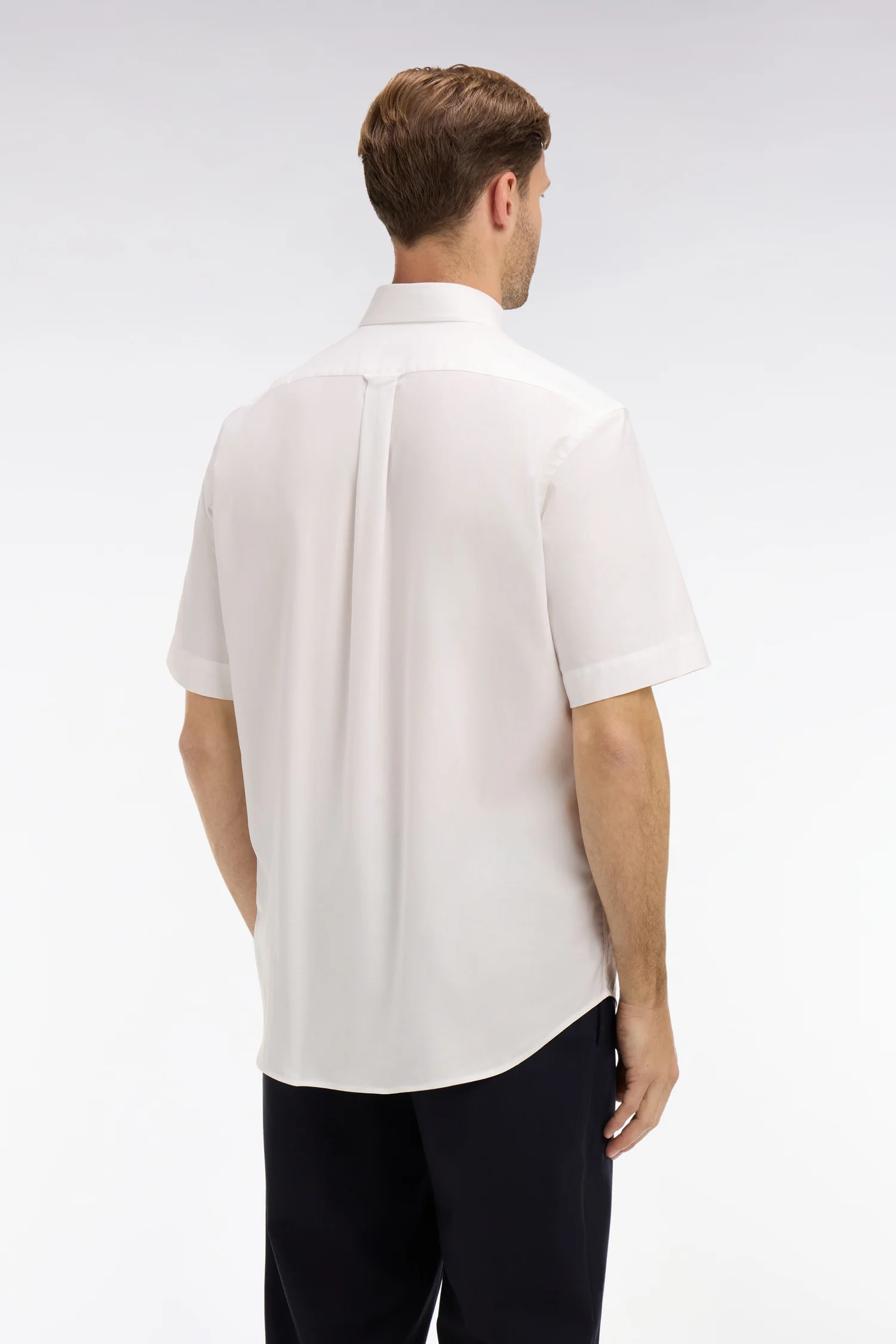 Chemisette blanche unie en coton - Image 5