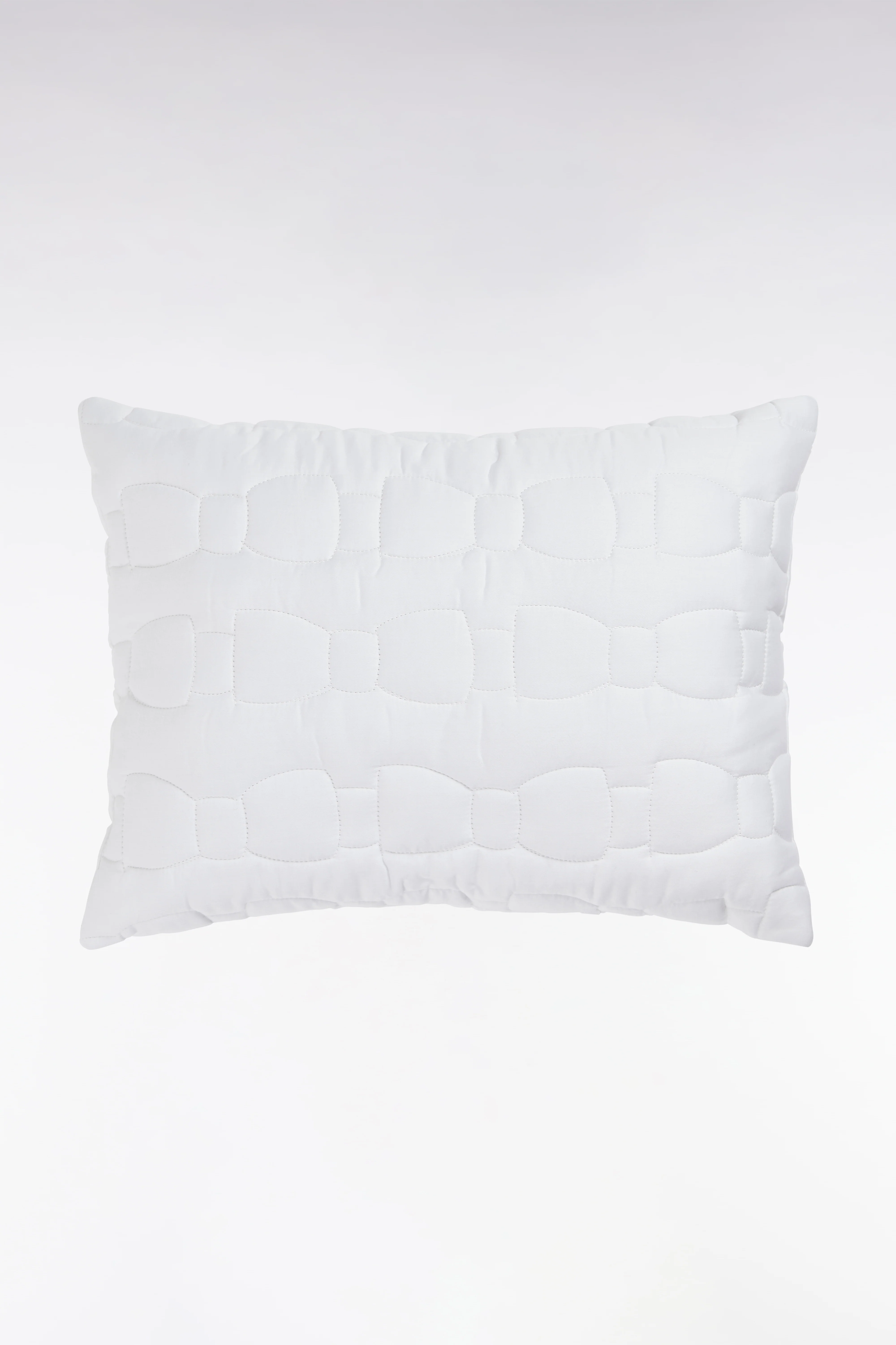 Coussin en coton blanc