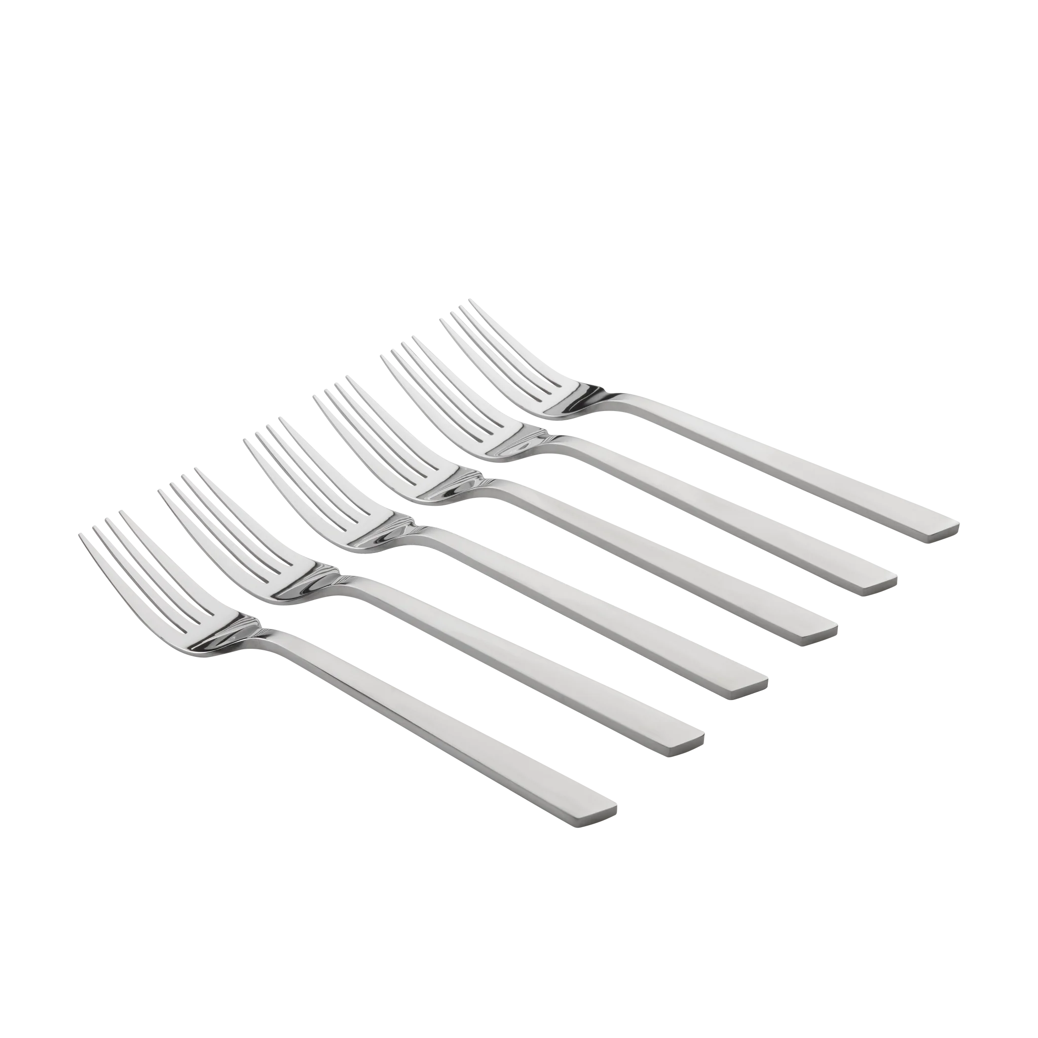 Lot de 6 fourchettes de table en inox - Image 3