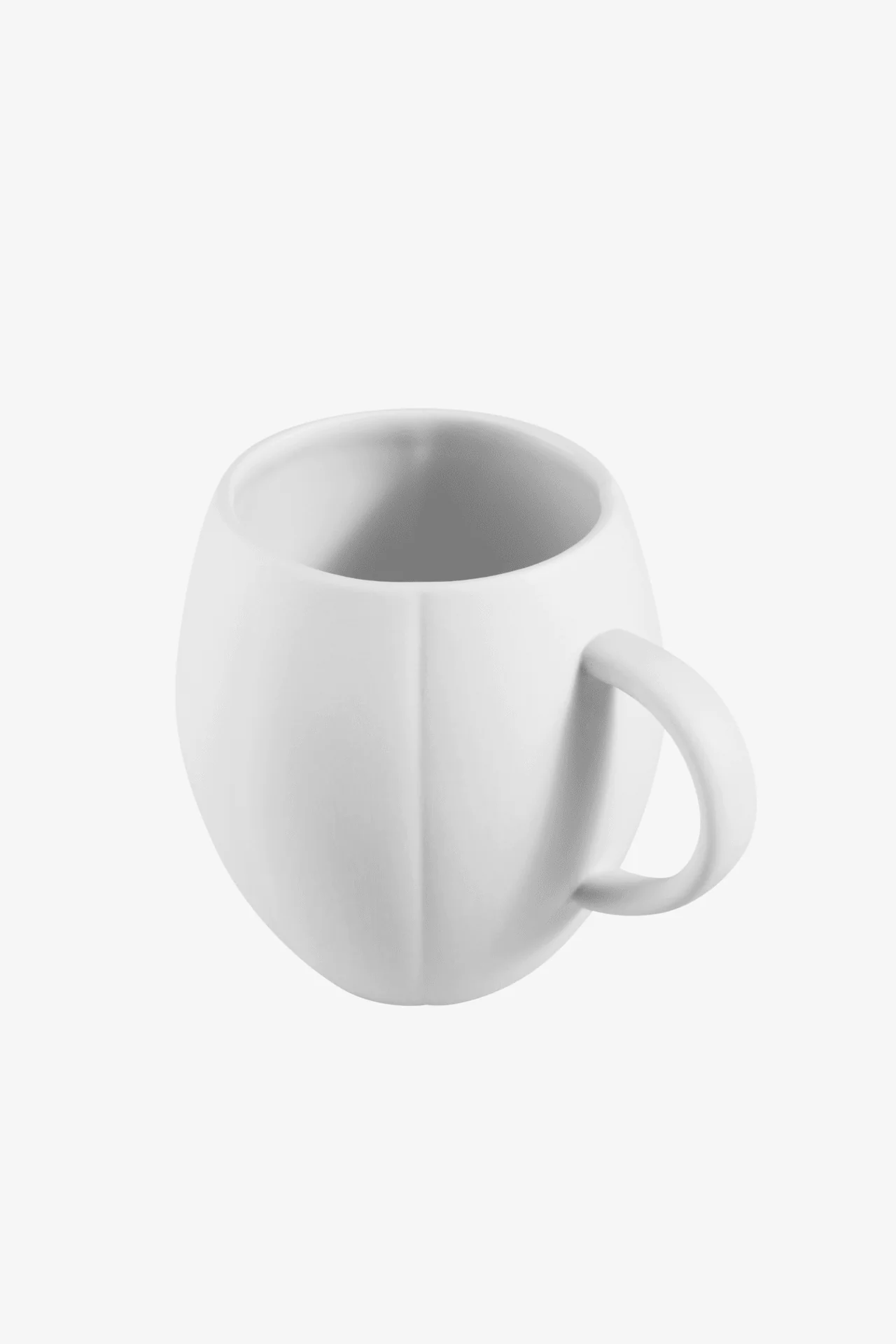 Mug blanc en porcelaine de Limoges - petit modèle - Image 4