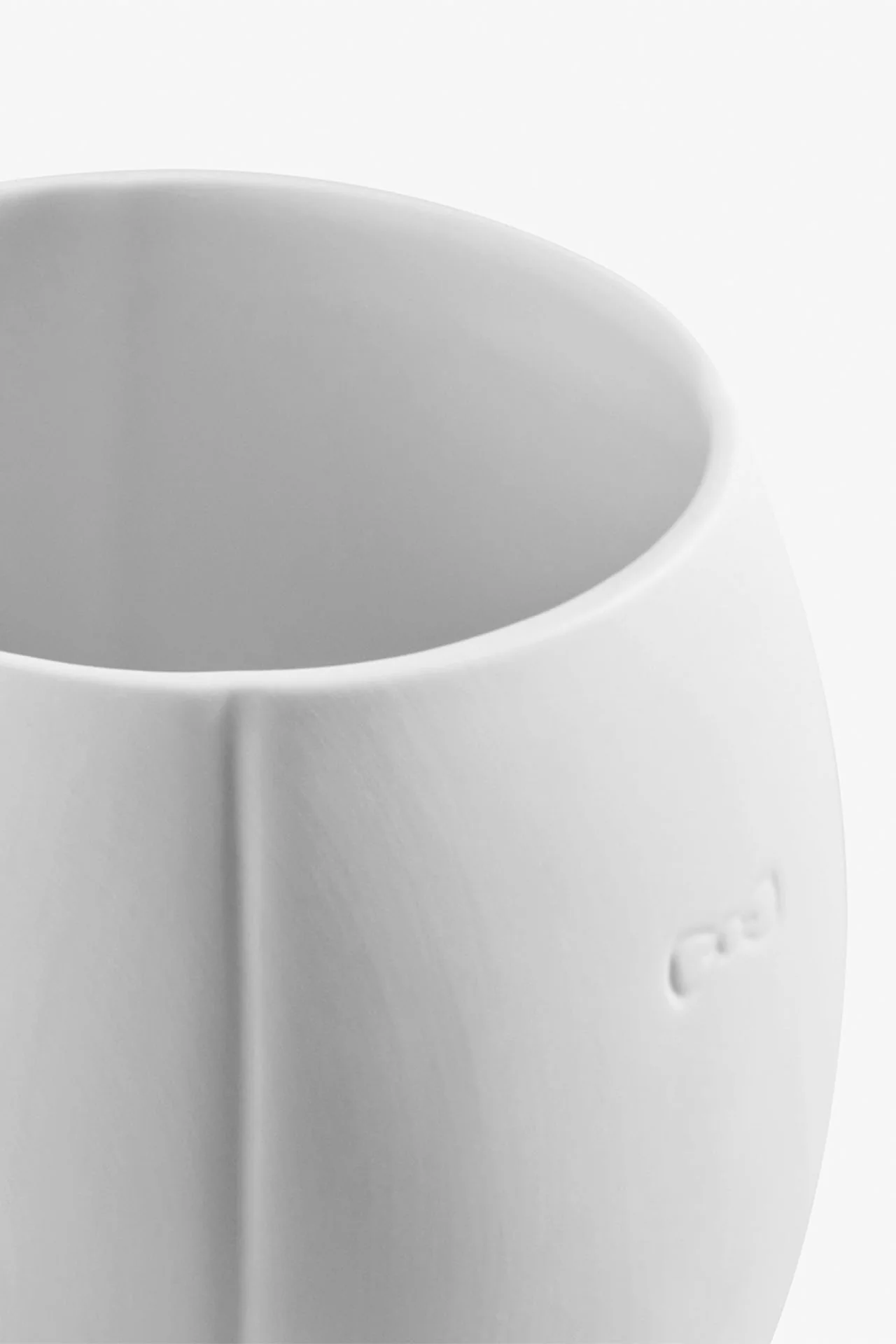 Mug blanc en porcelaine de Limoges - petit modèle - Image 6