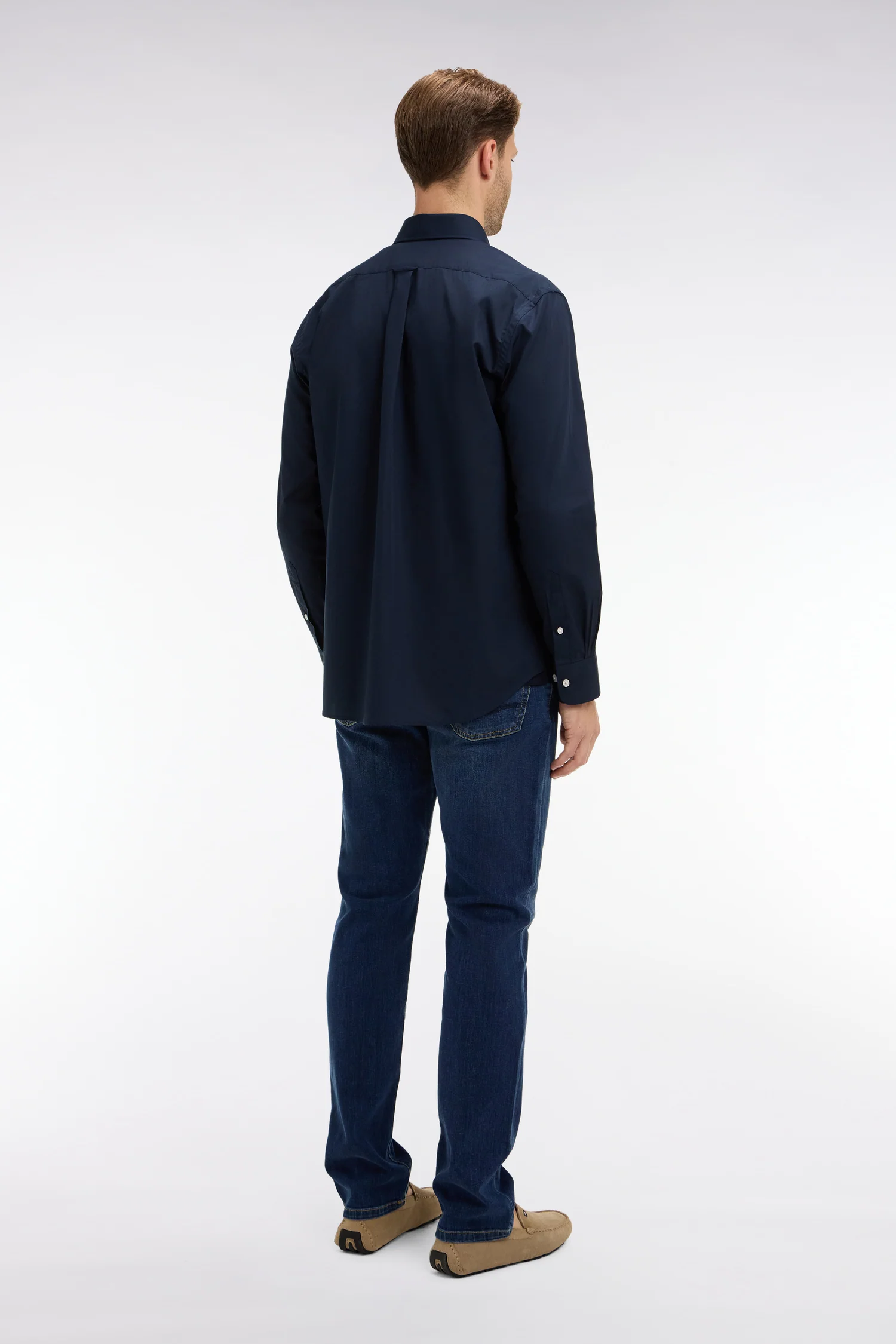 Jean bleu en coton stretch - Image 5