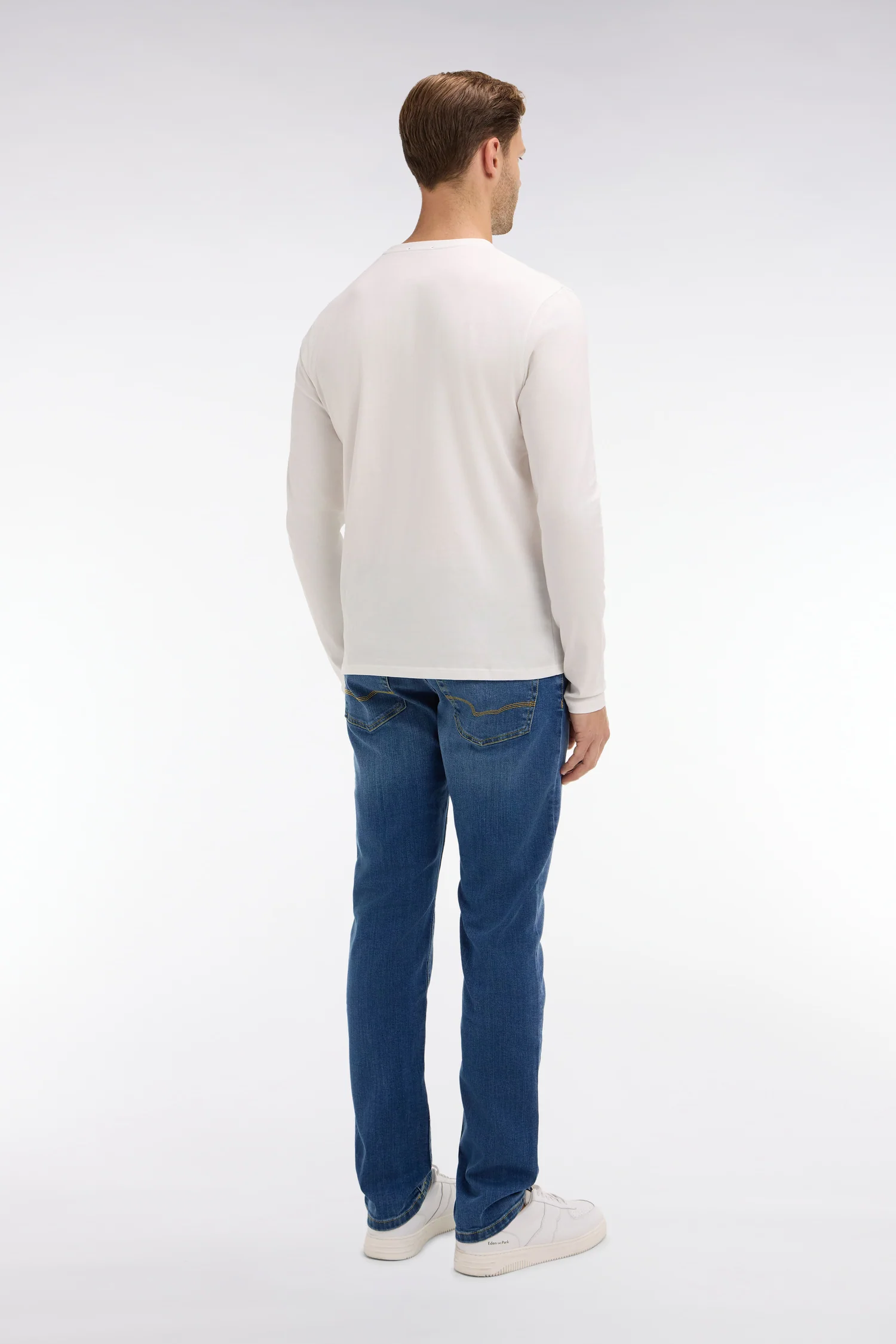 Jean bleu en coton stretch - Image 4