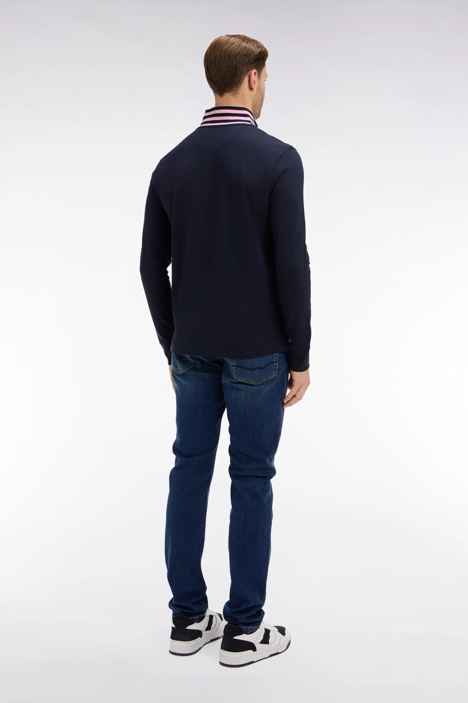 Jean slim bleu en coton extensible - Image 5