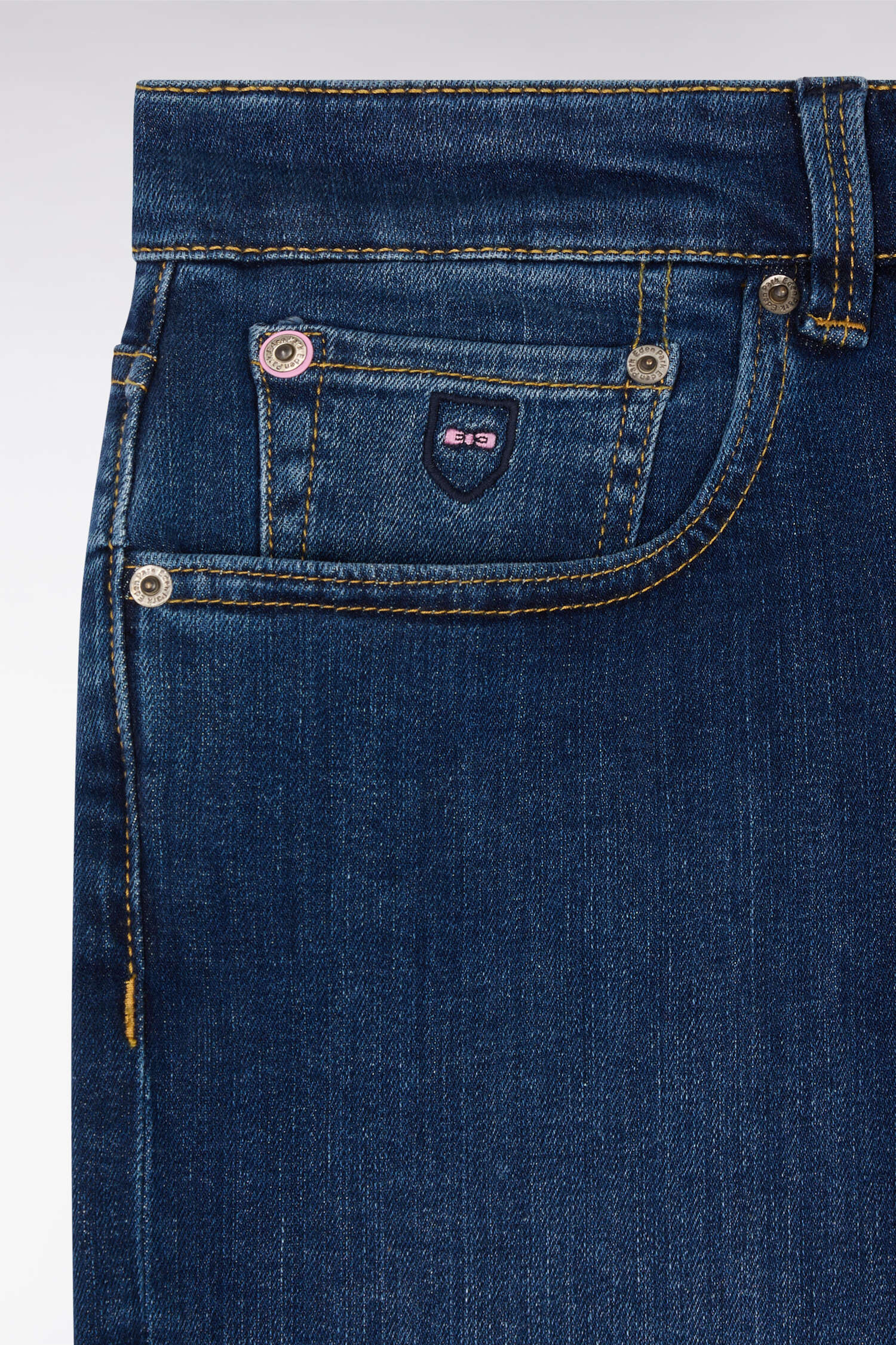 Jean slim bleu en coton extensible - Image 6
