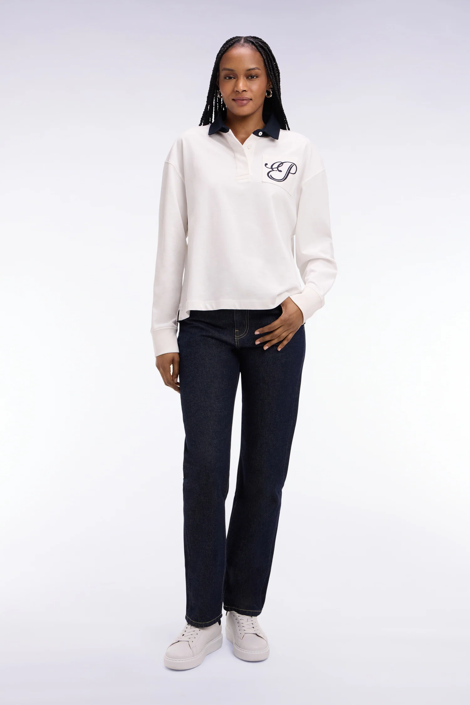 Jean en denim brut coupe regular - Image 3