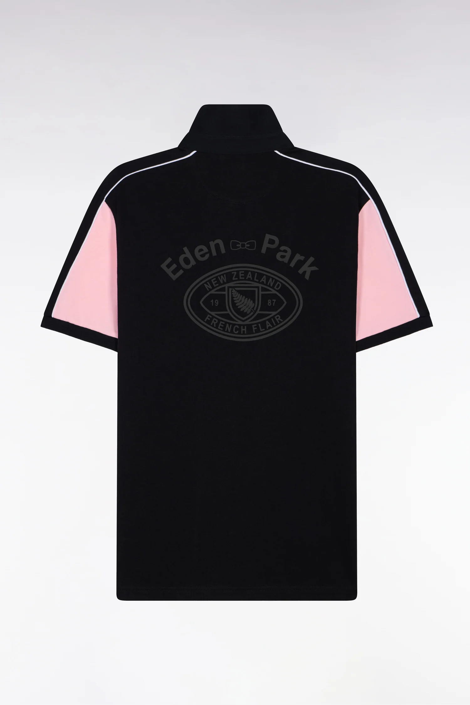 Maillot à manches courtes Nouvelle Zélande en coton rose coupe regular - Image 2