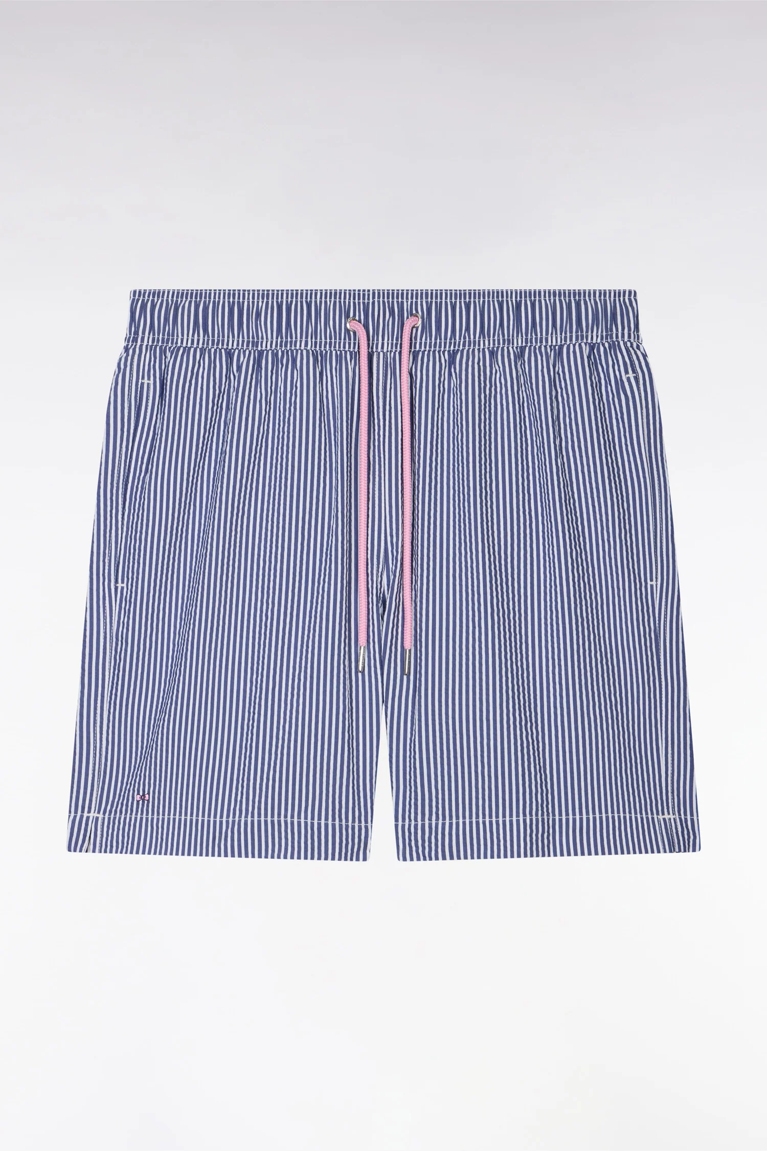 Maillot de bain en coton mélangé marine - Image 2