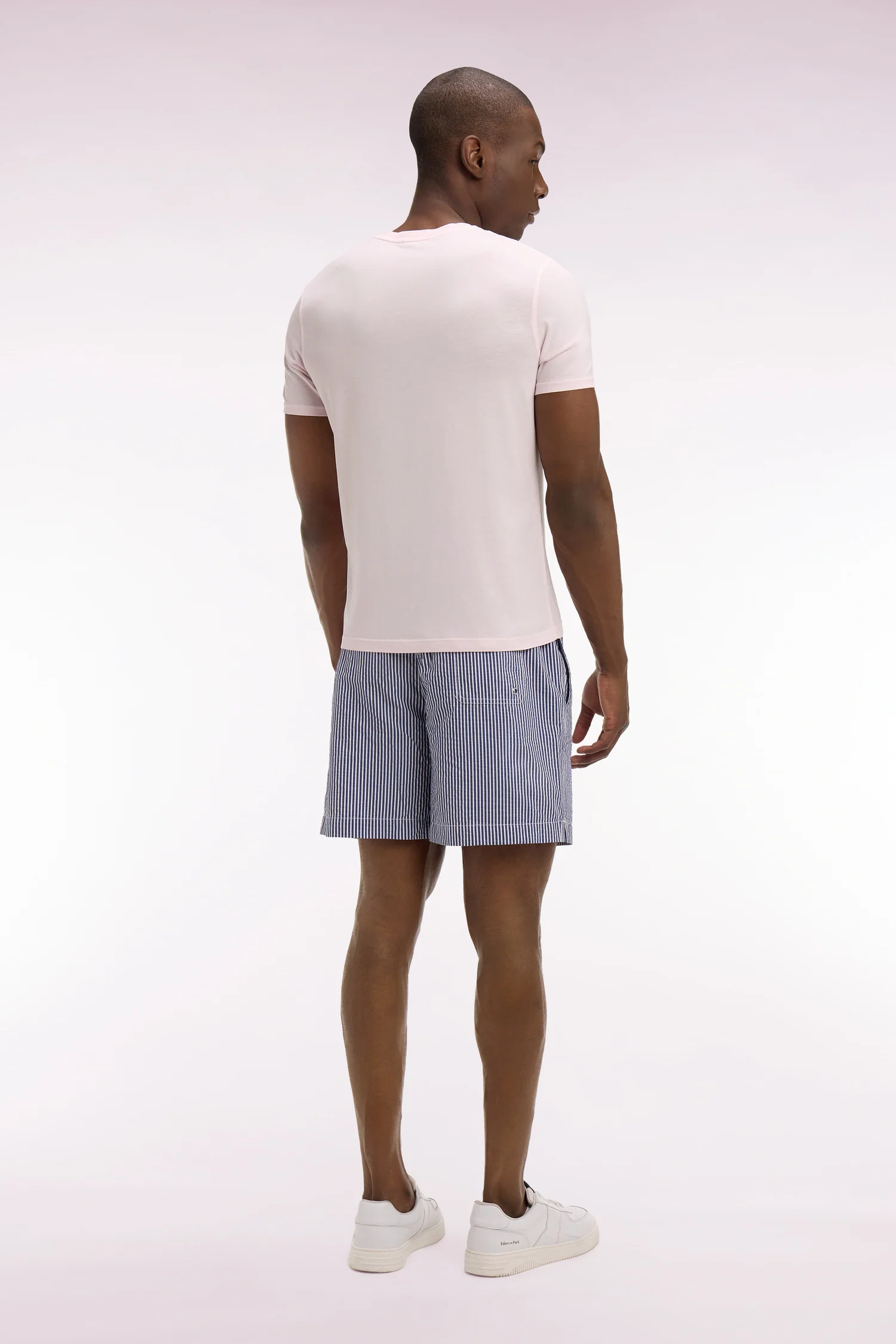 Maillot de bain en coton mélangé marine - Image 5