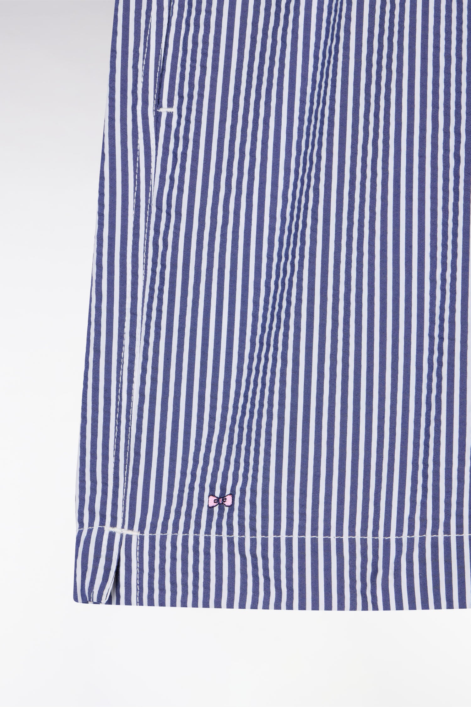Maillot de bain en coton mélangé marine - Image 6