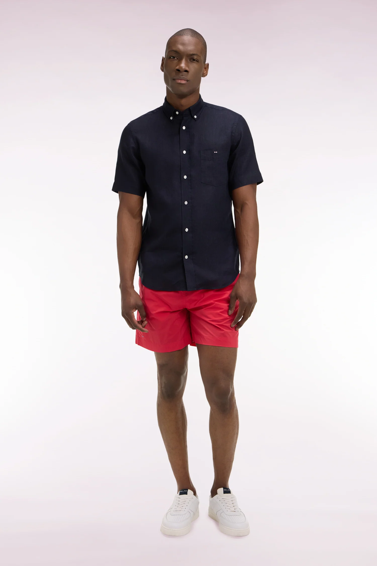 Maillot de bain uni fuchsia - Image 3