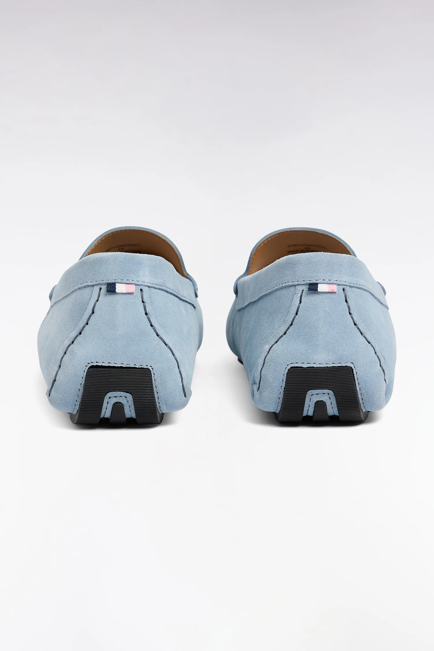 Mocassins en cuir suédé ciel - Image 3