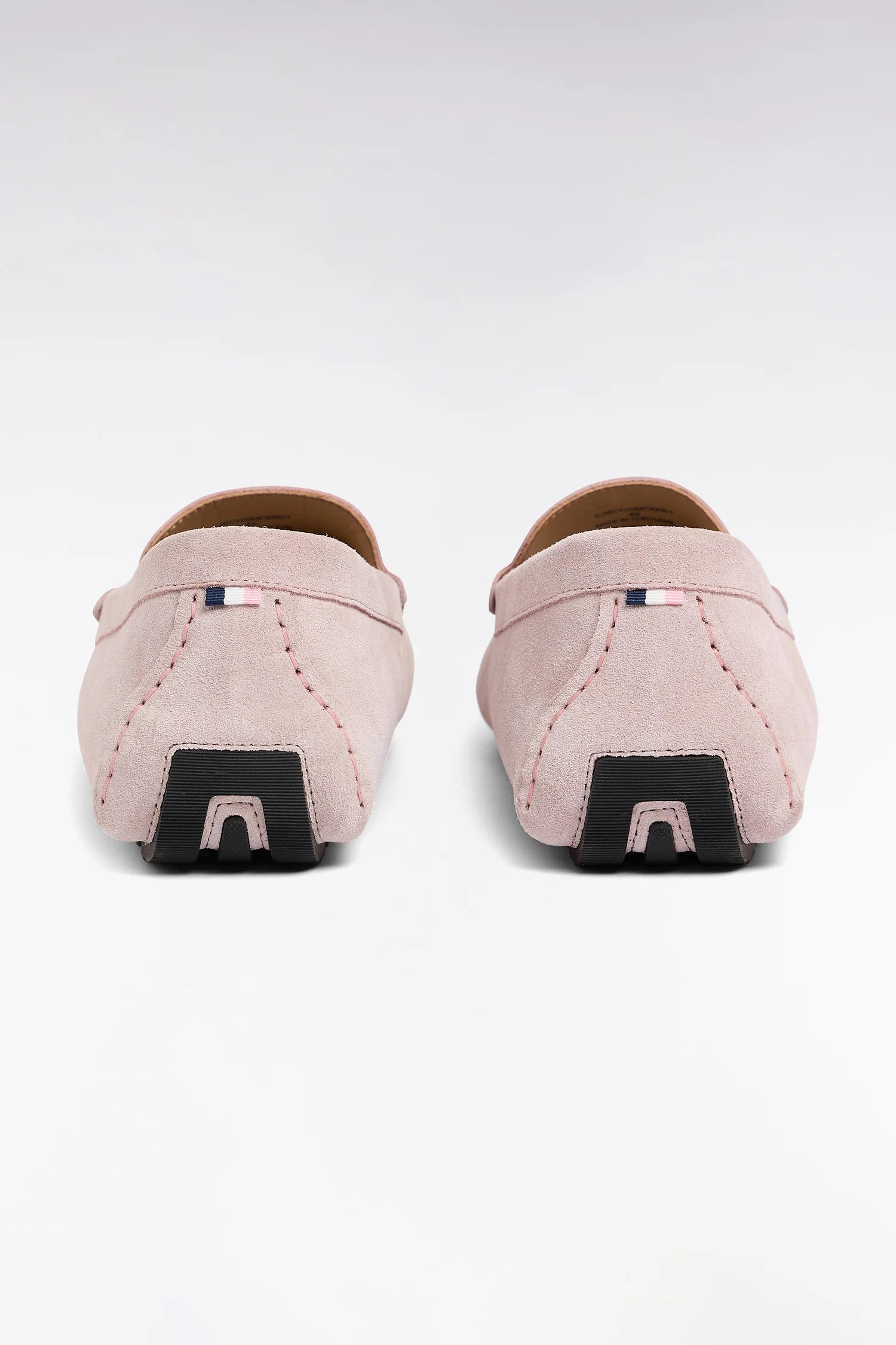 Mocassins en cuir suédé rose - Image 3