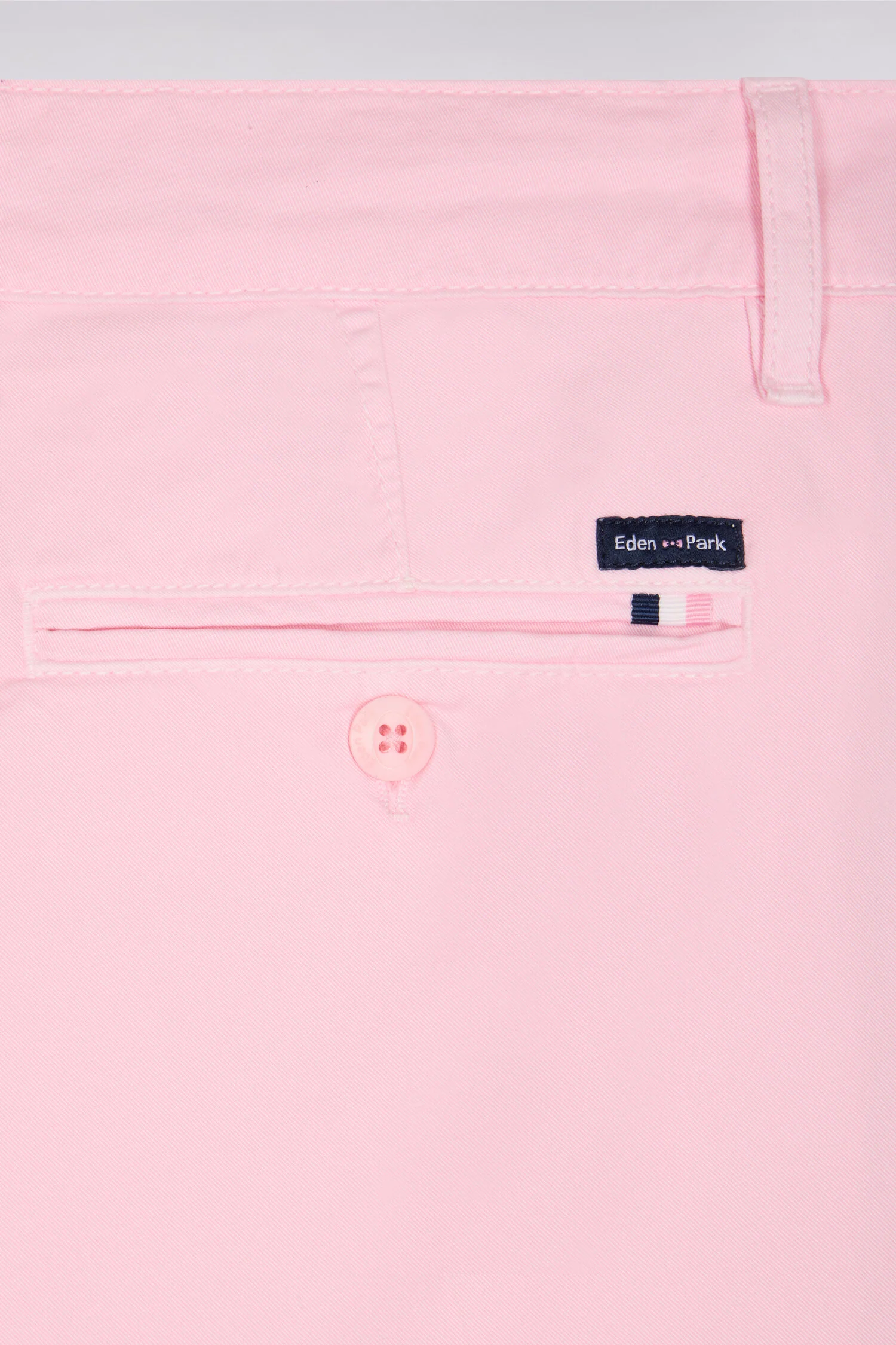 Pantalon chino en coton stretch rose coupe slim - Image 6