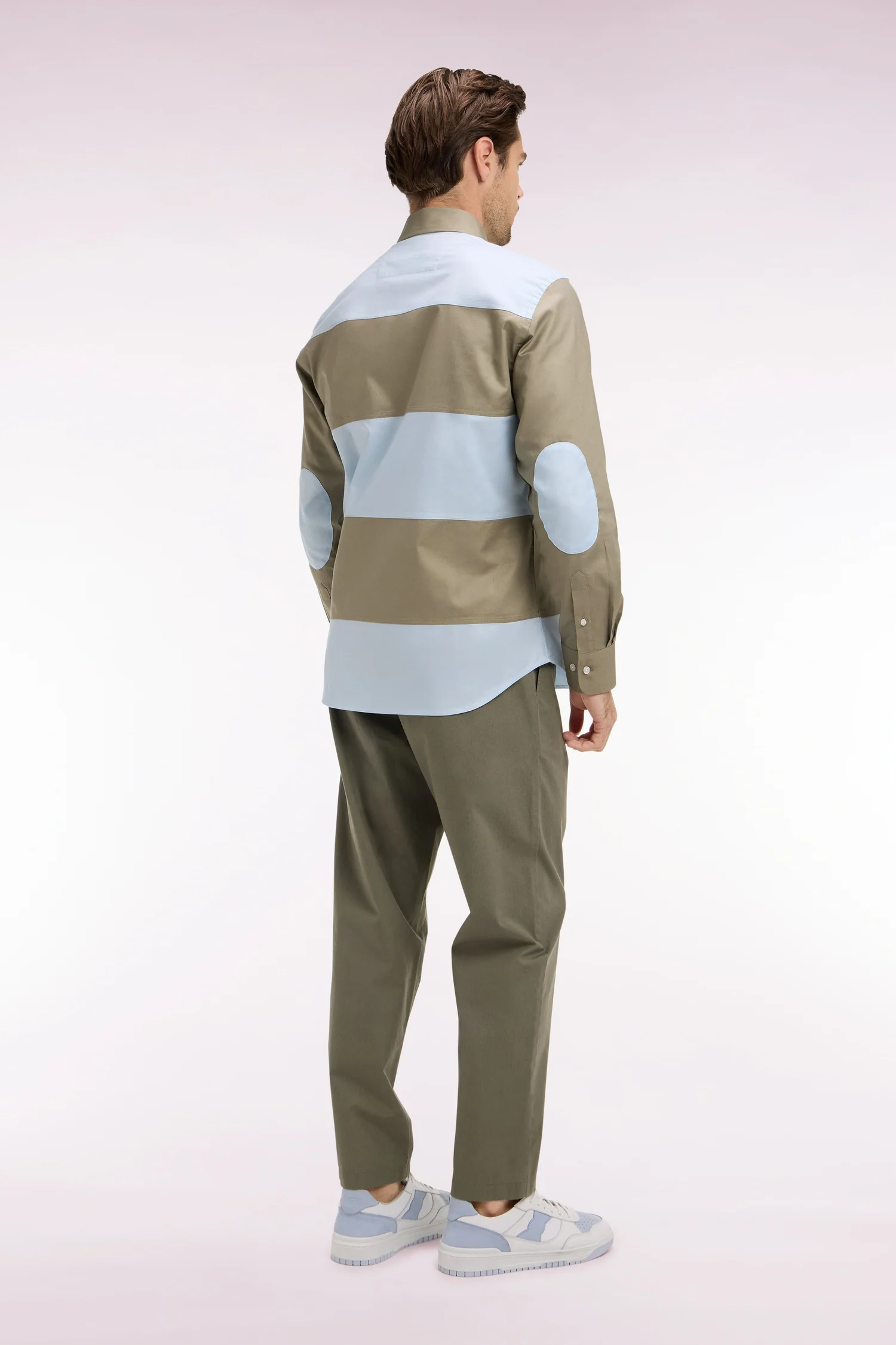 Pantalon en toile de coton kaki - Image 5