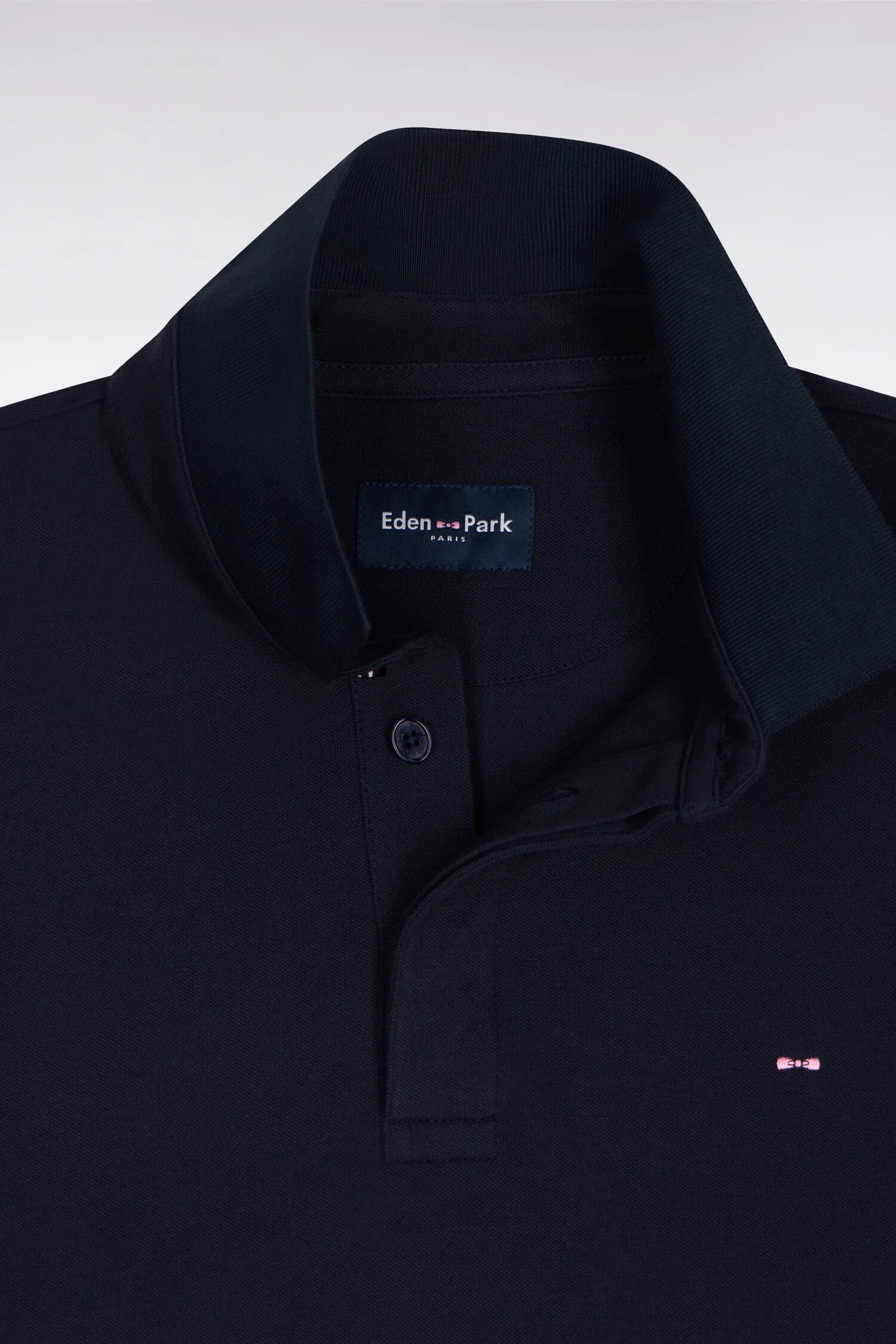 Polo Ă manches courtes en coton marine coupe slim - Image 6