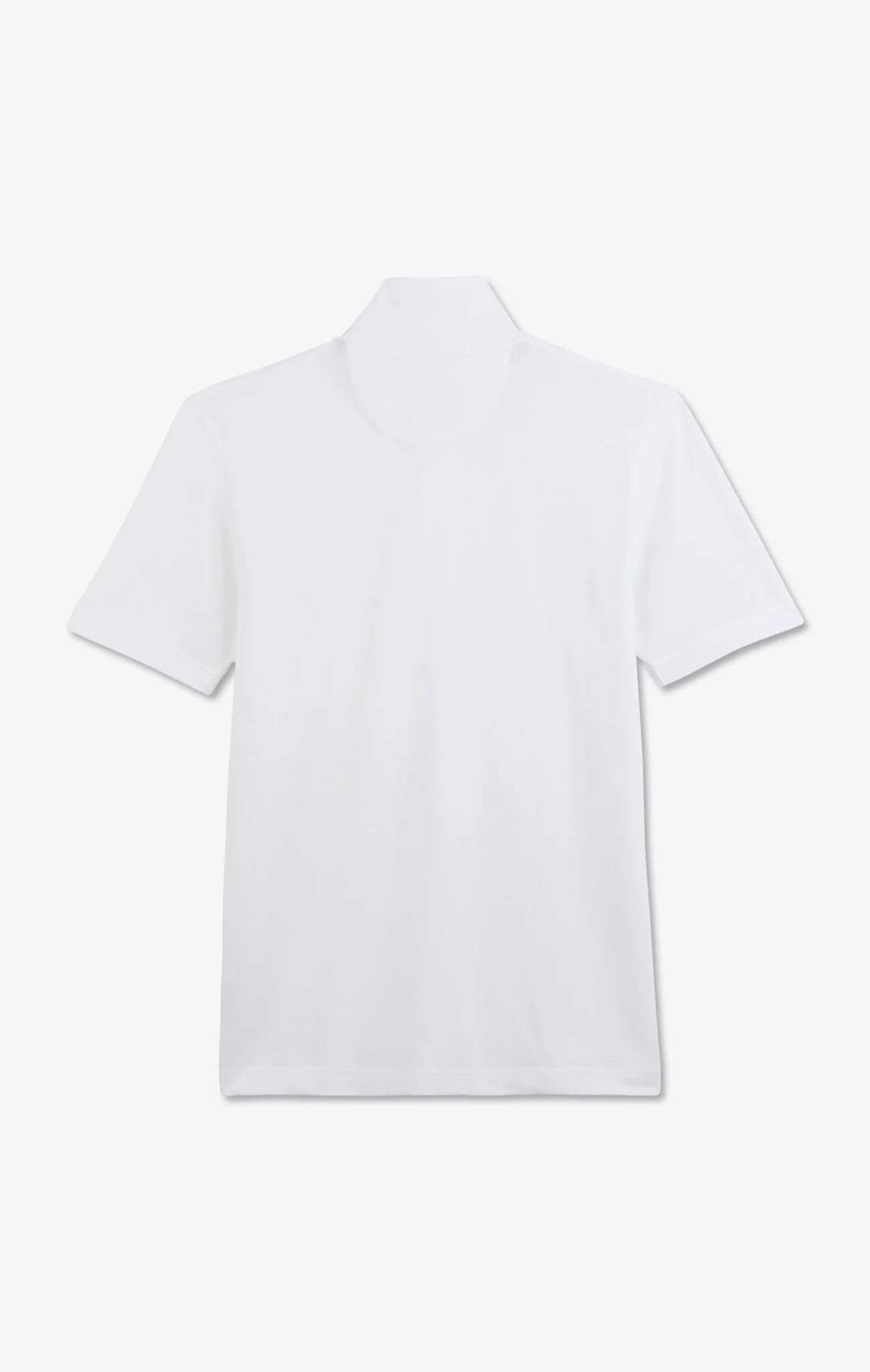 Polo blanc en coton pima stretch - Image 4