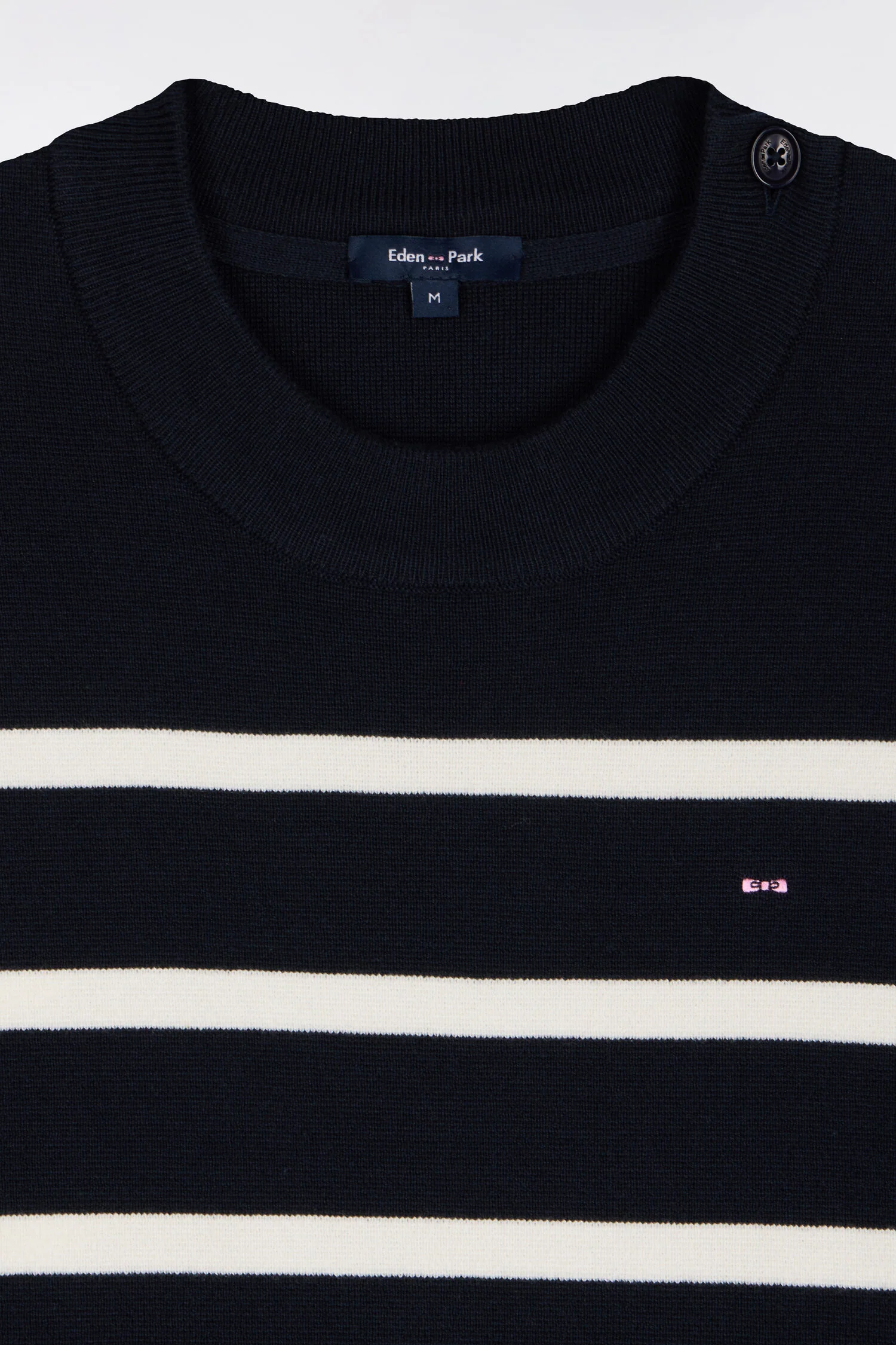 Pull marinière en coton milano marine coupe oversized - Image 6