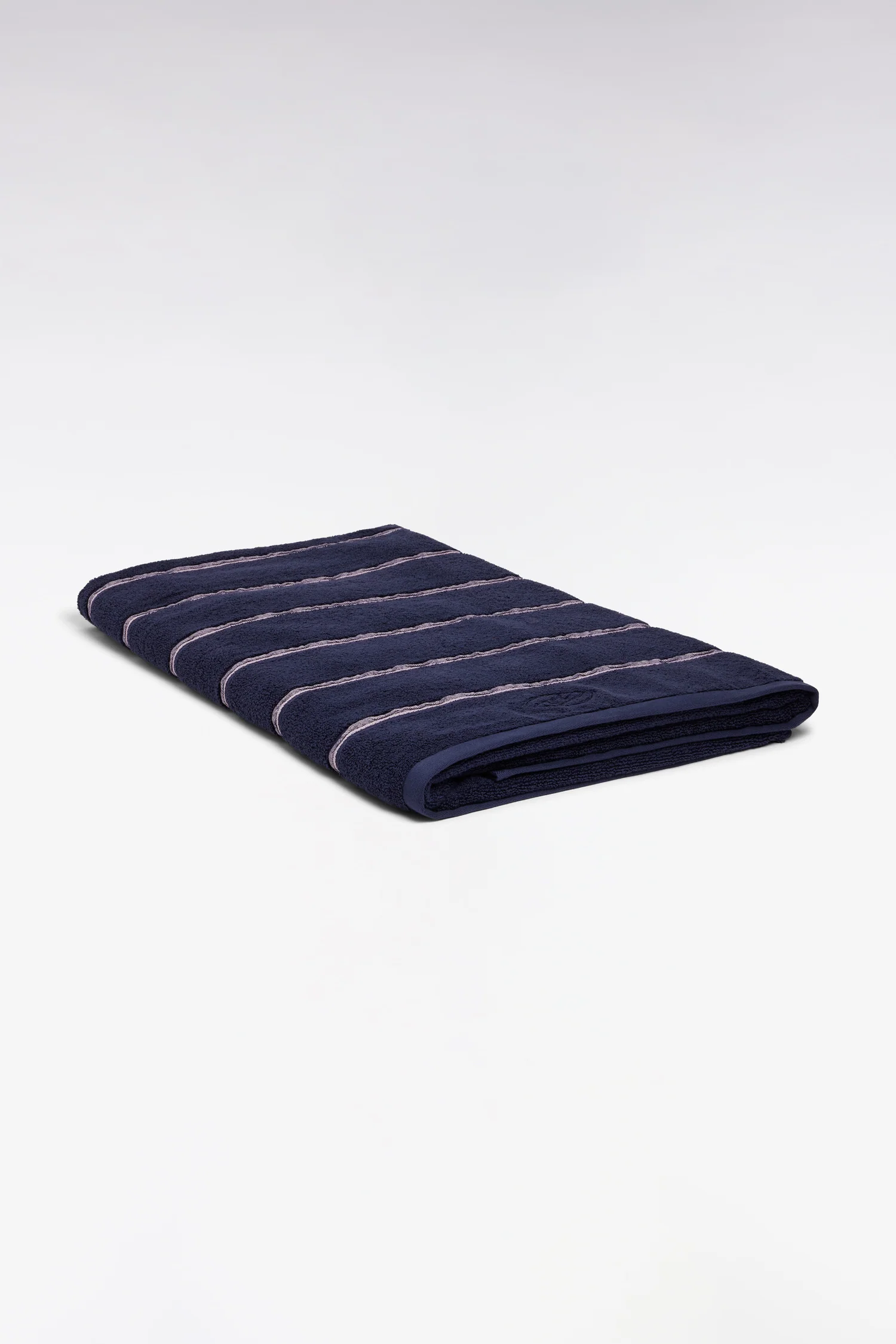 Serviette de plage en coton marine - Image 2