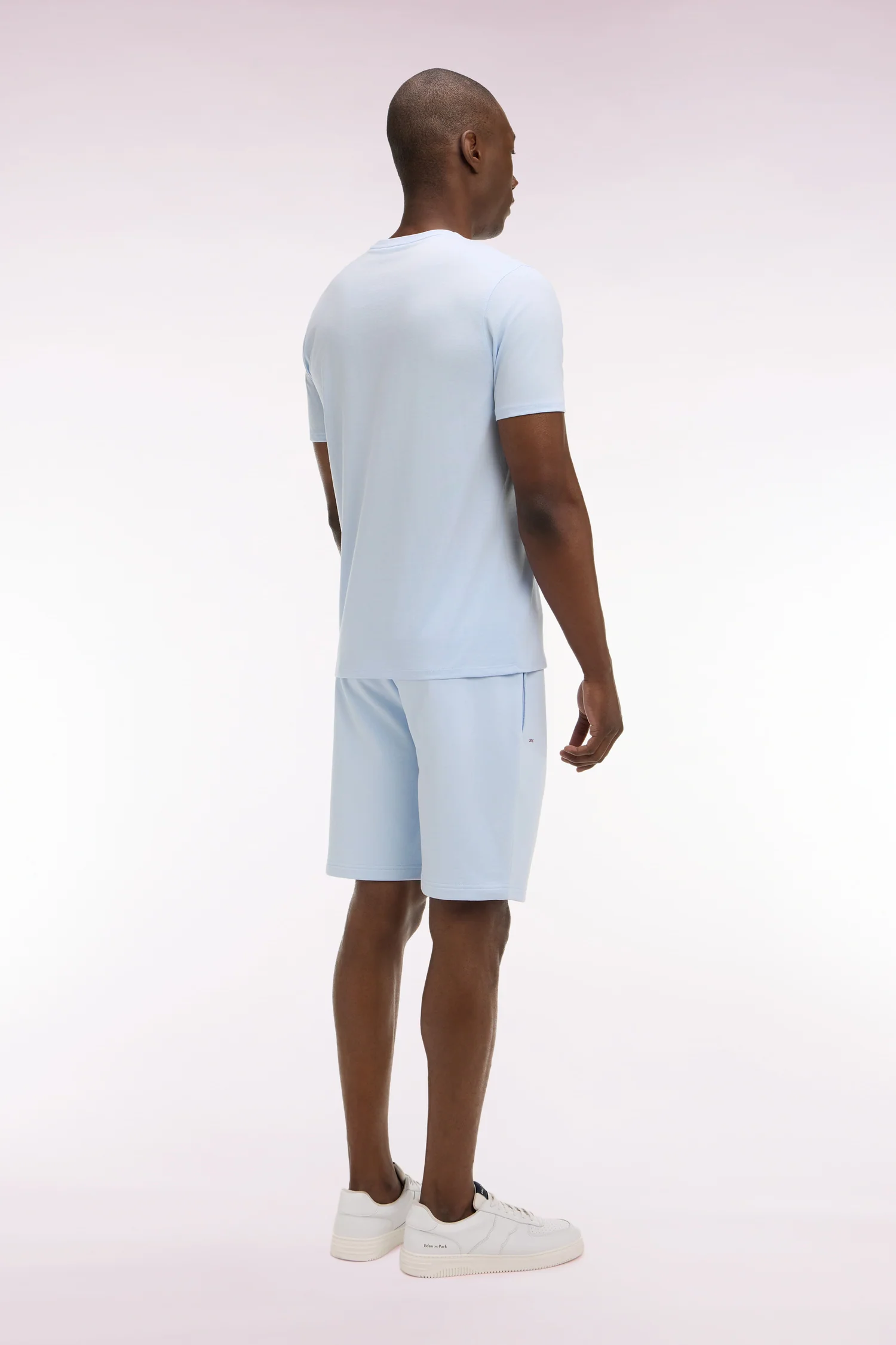 Short en molleton coton ciel - Image 5