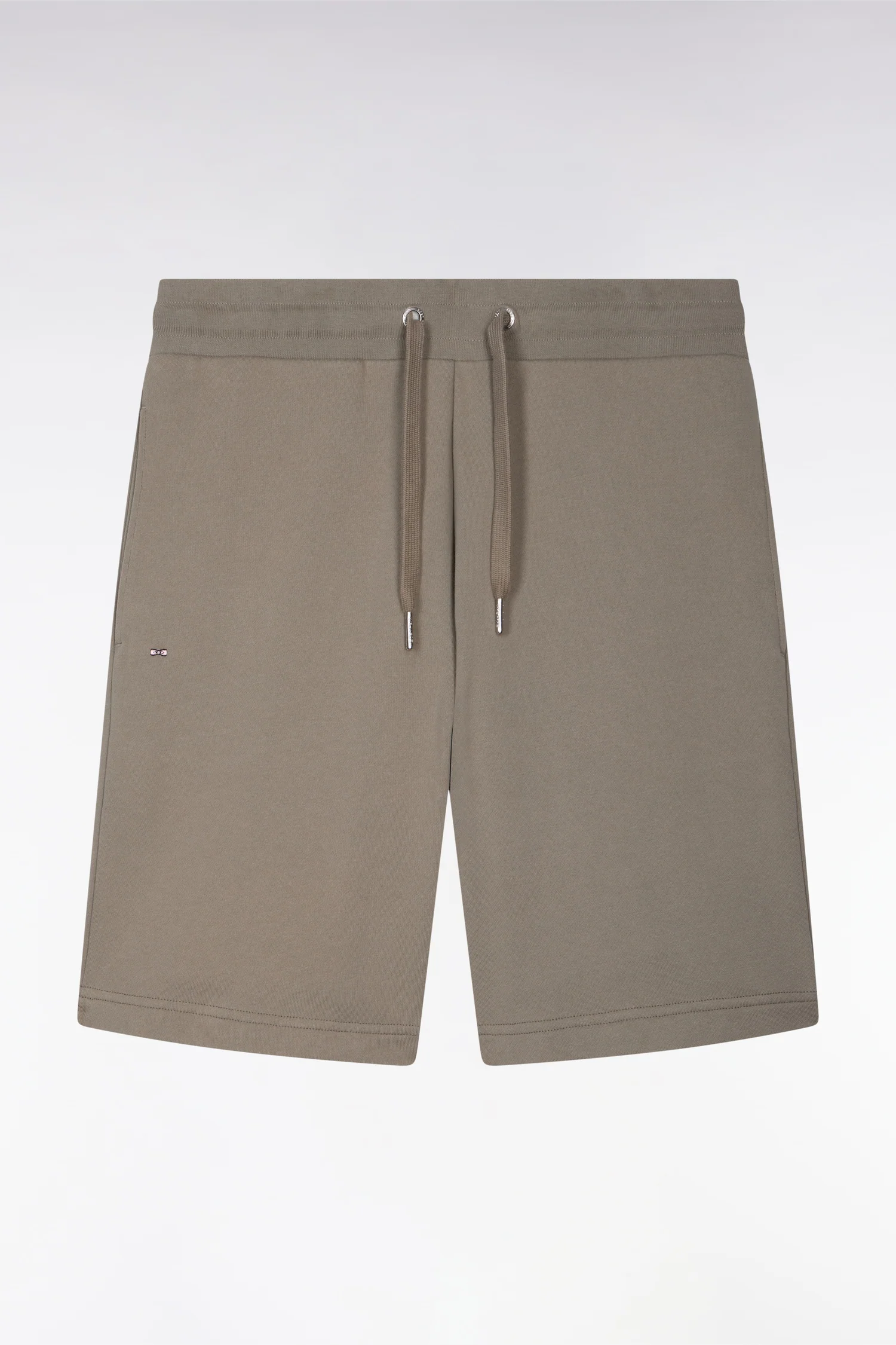 Short en molleton coton kaki - Image 2