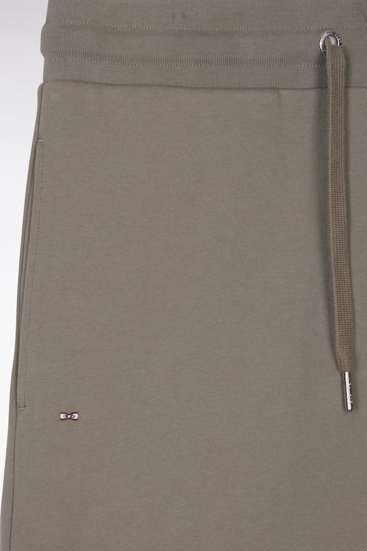 Short en molleton coton kaki - Image 6